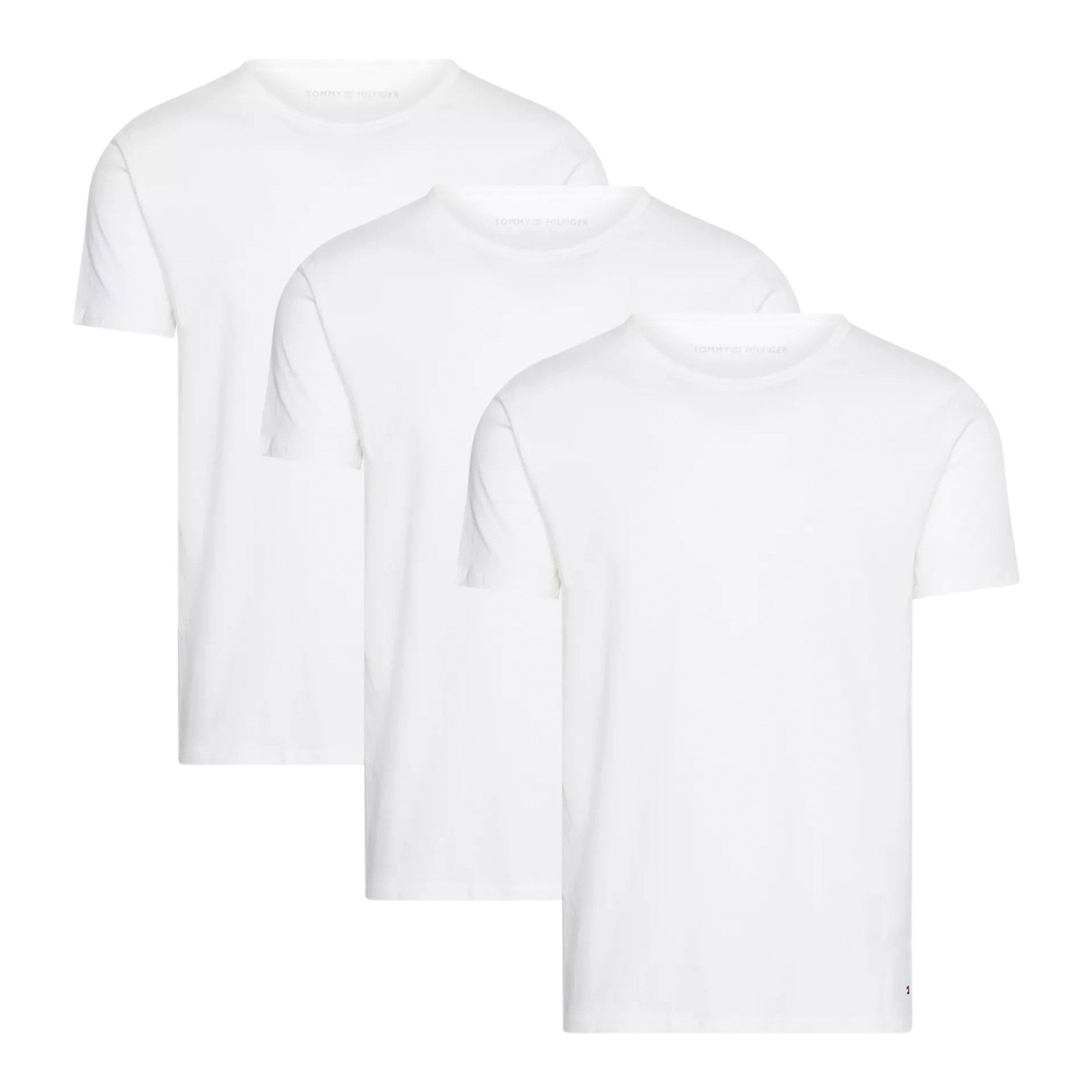 Tommy Hilfiger Stretch Crewneck Shirts Heren (3-pack)