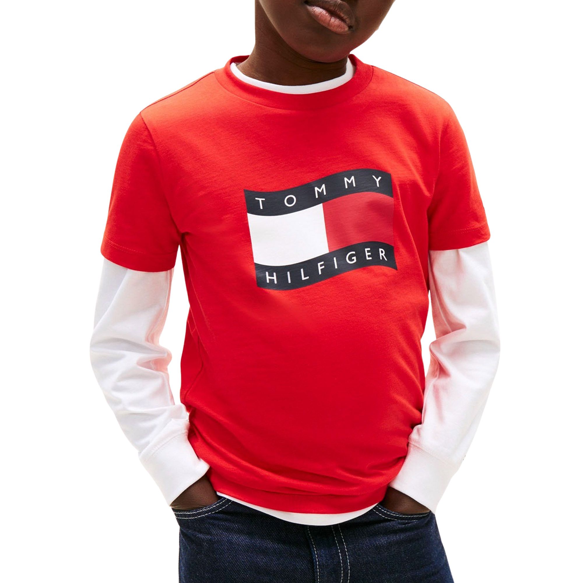 Tommy Hilfiger Wavy Flag T-shirt Junior