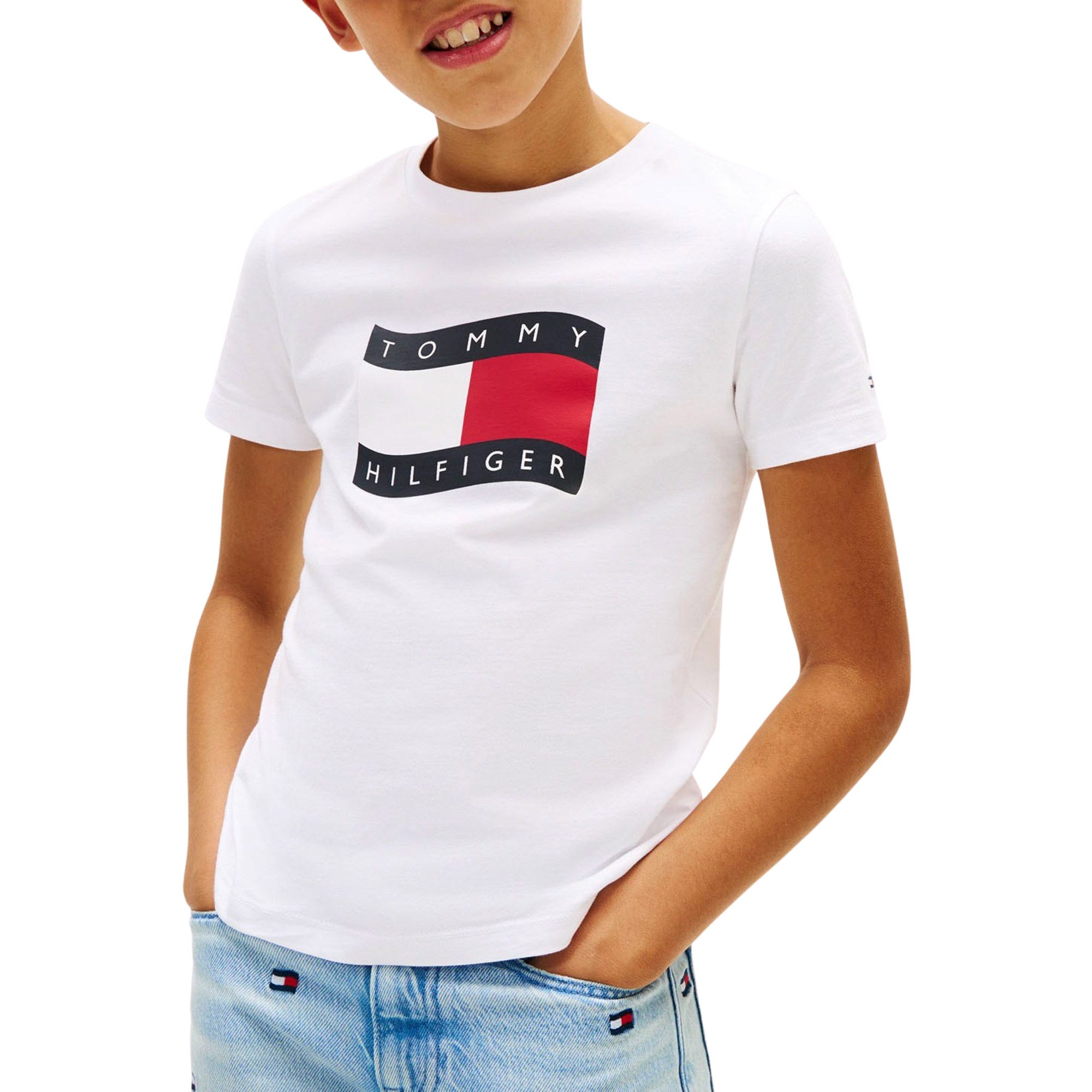Tommy Hilfiger Wavy Flag T-shirt Junior