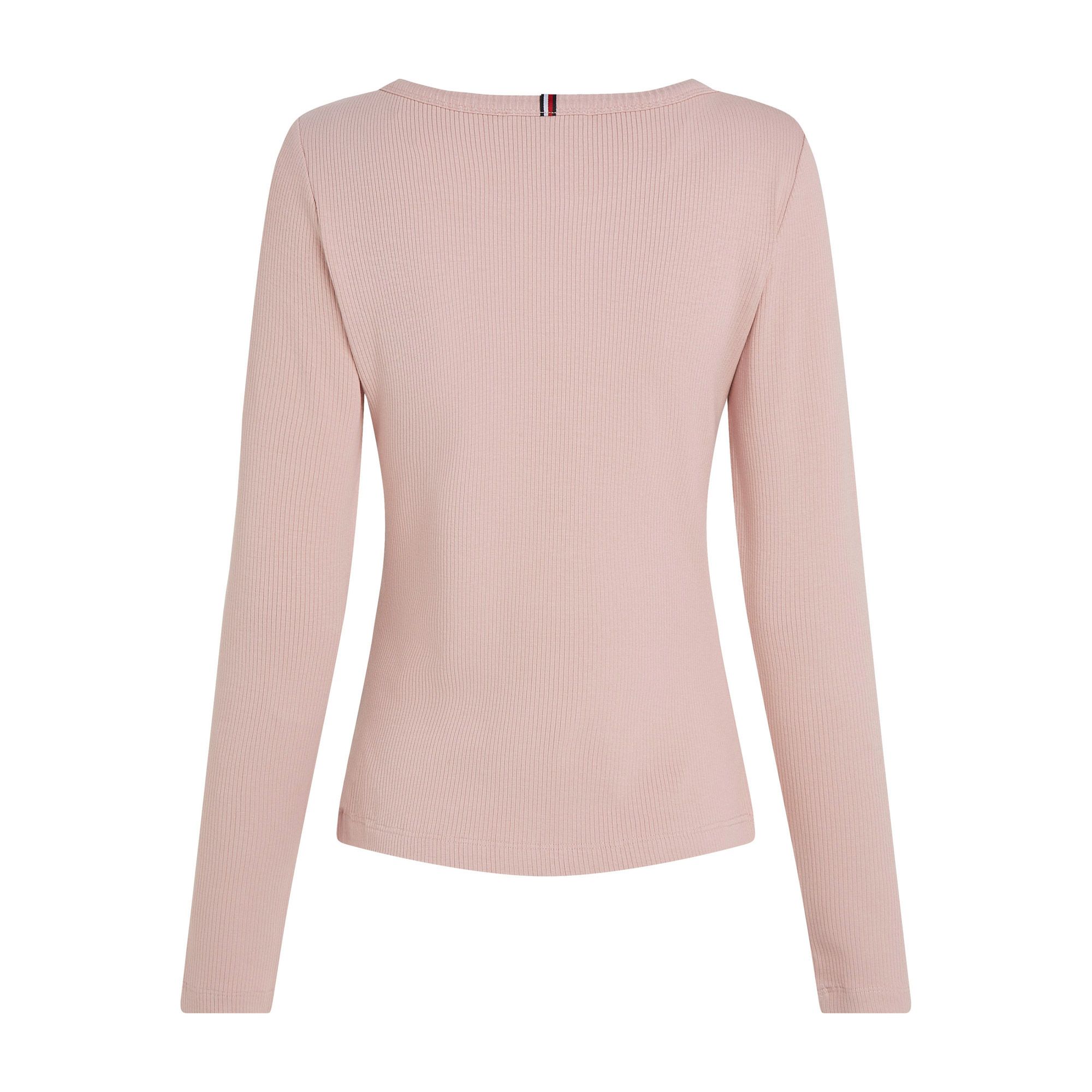 Tommy Hilfiger Slim 5X2 Rib Longsleeve Shirt Dames