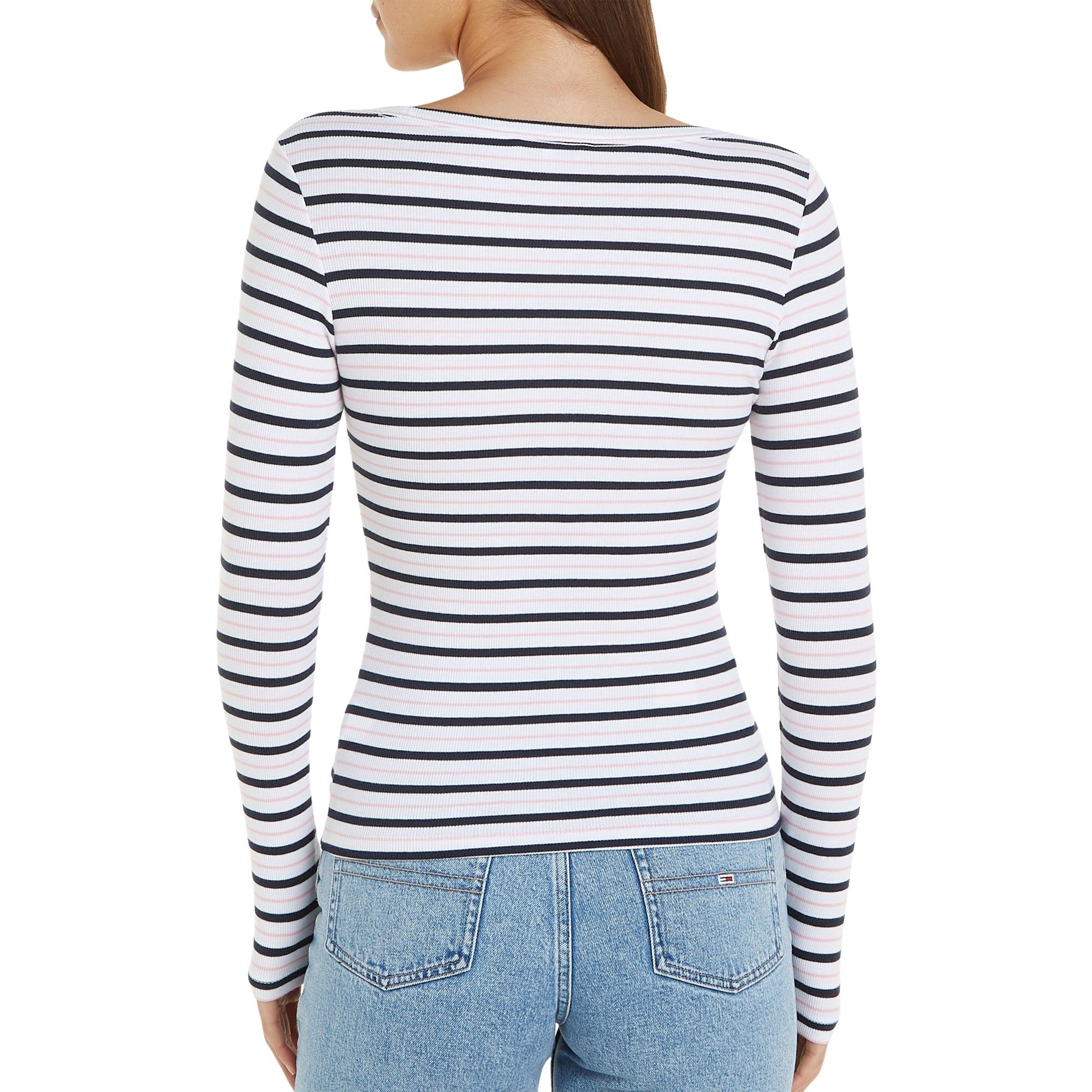 Tommy Hilfiger Slim Essential Stripe Longsleeve Shirt Women  
