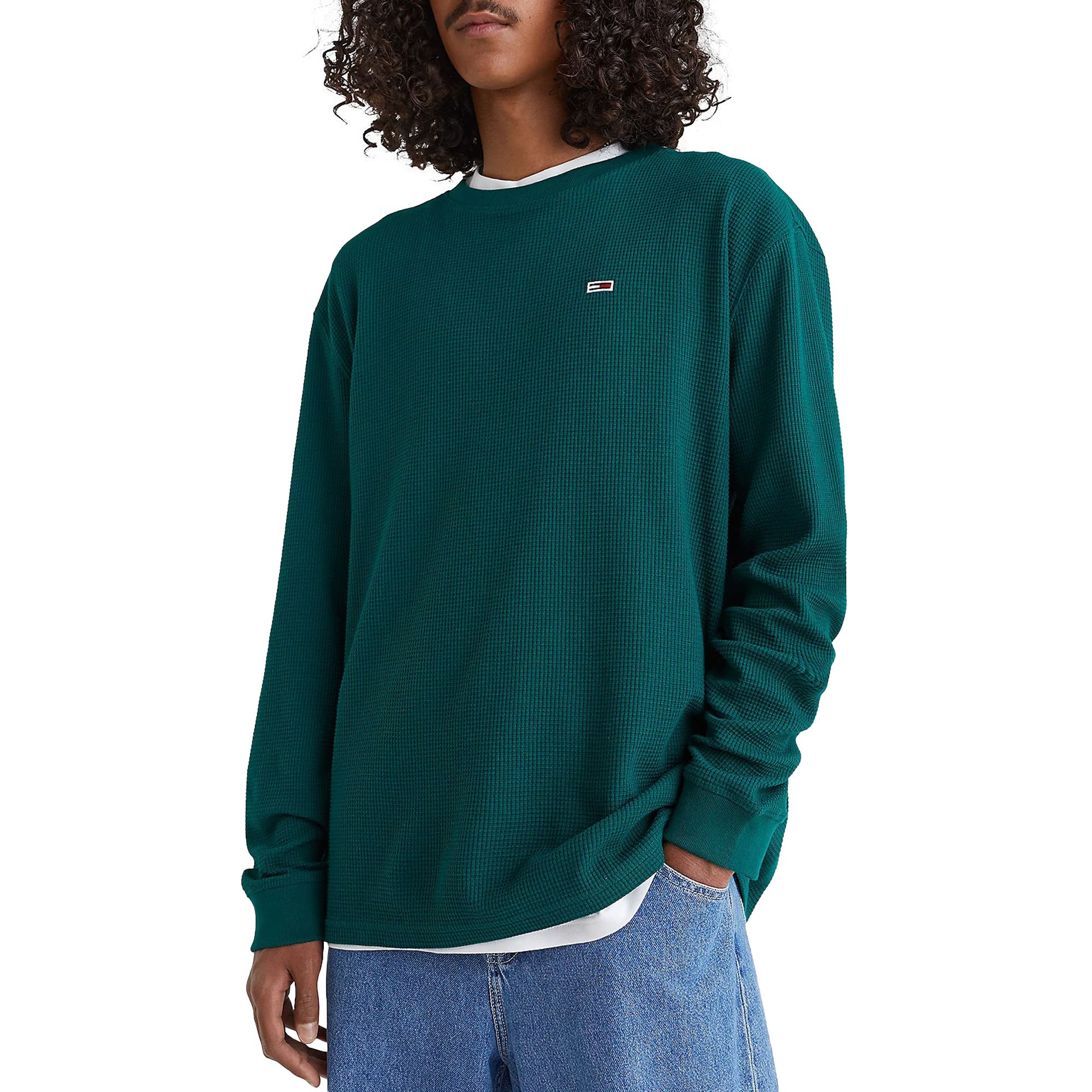 Tommy Hilfiger Classic Waffle Longsleeve Shirt Heren