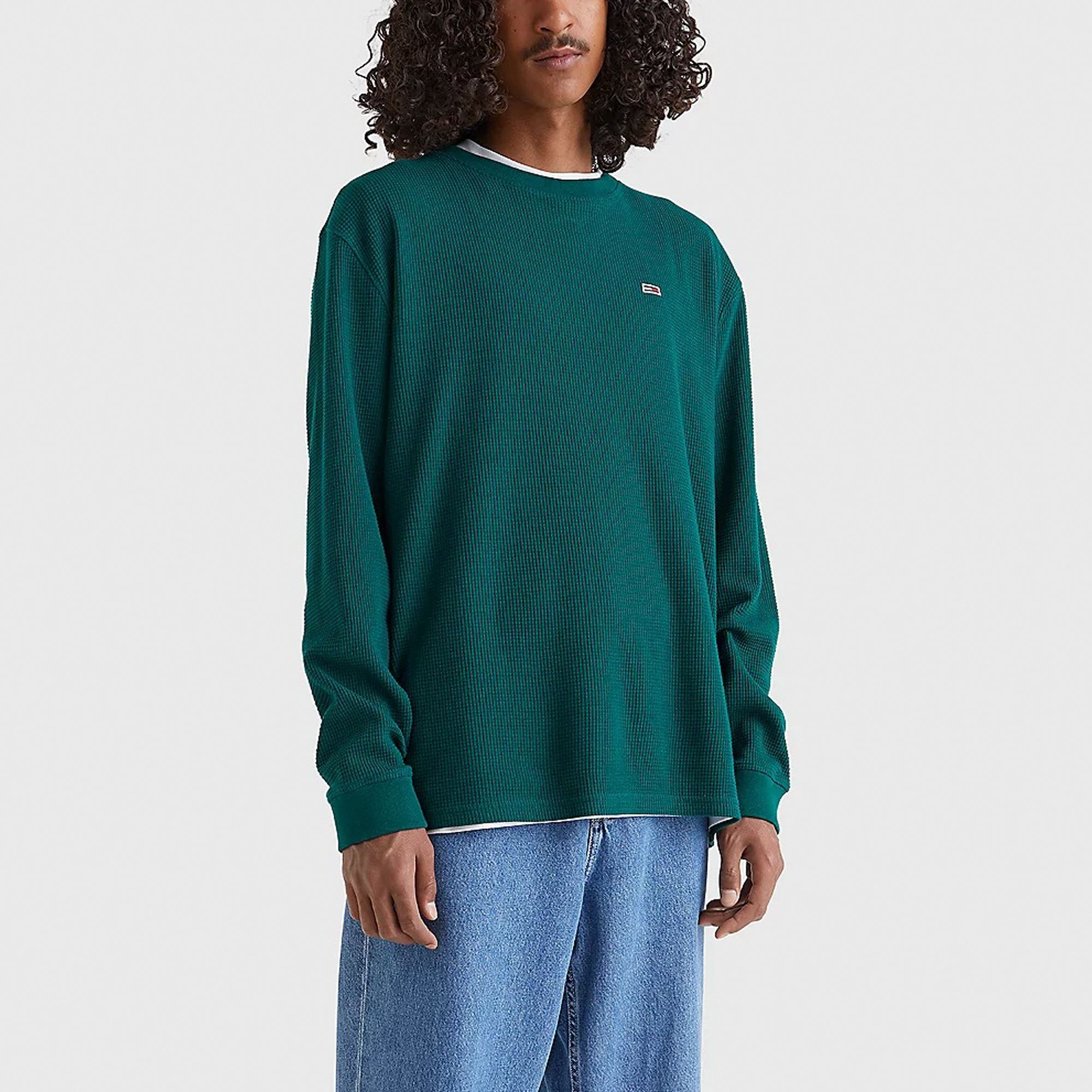 Tommy Hilfiger Classic Waffle Longsleeve Shirt Heren