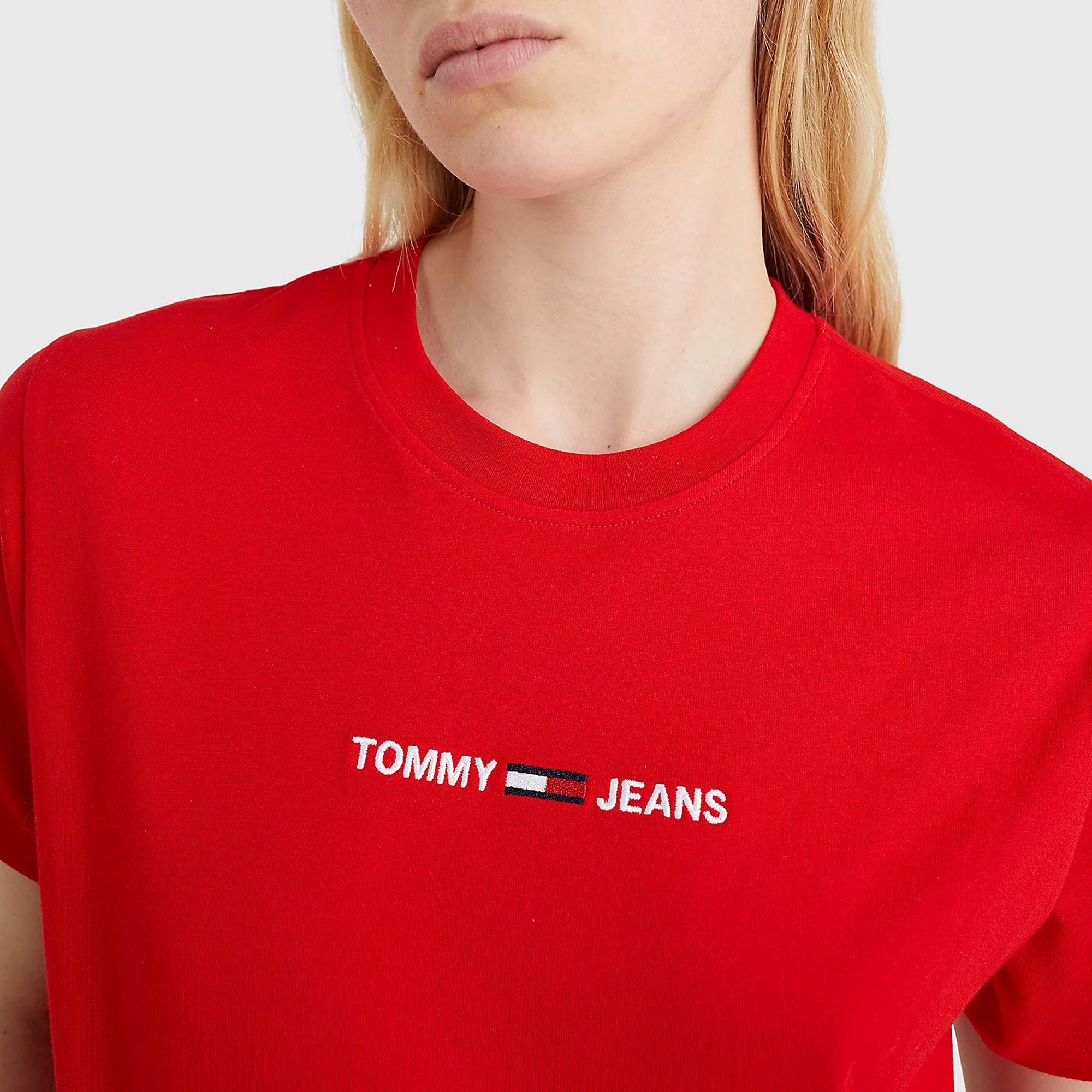 Tommy Hilfiger Cropped Logo Shirt Women