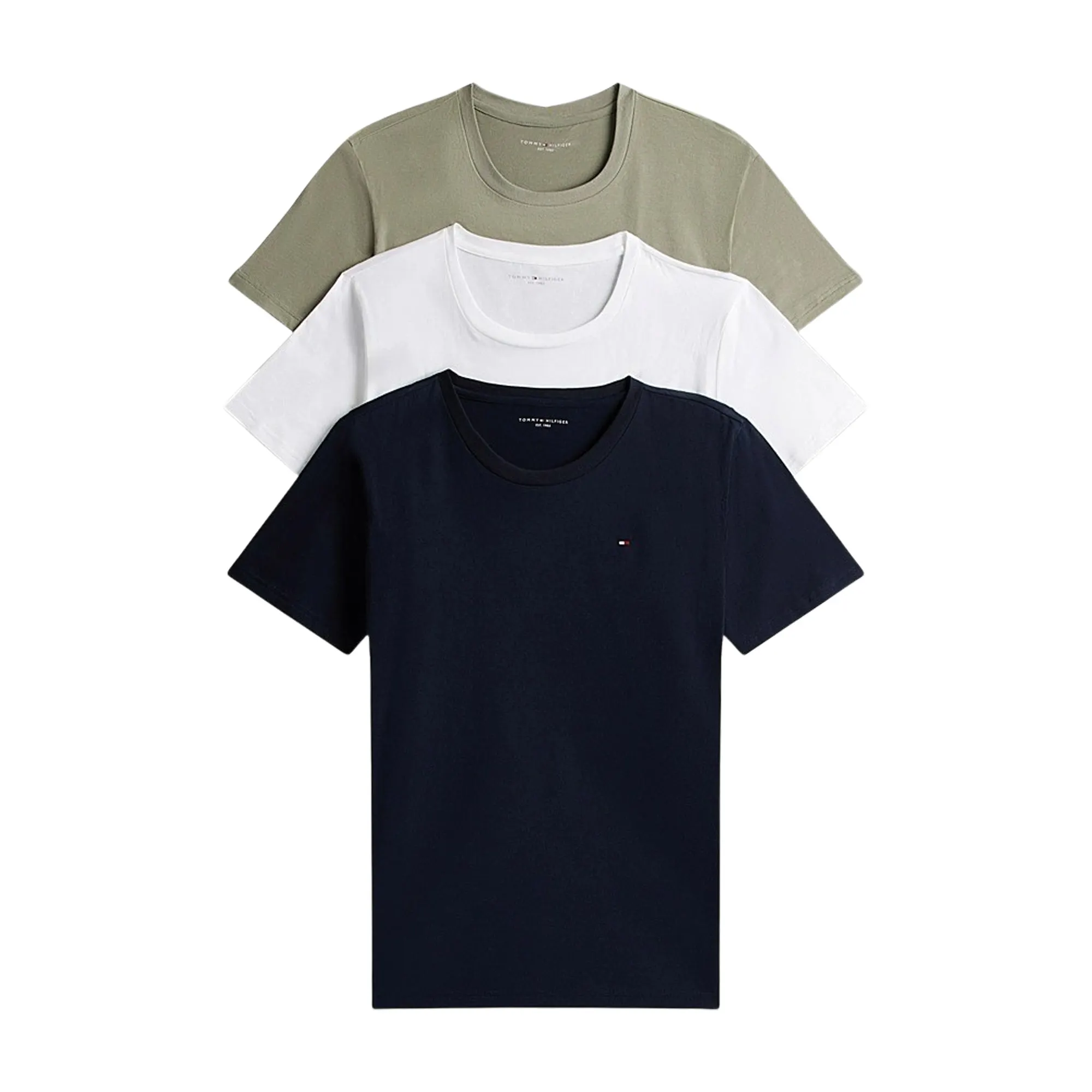 Tommy Hilfiger Signature Cotton Essentials Shirts Heren (3-pack)