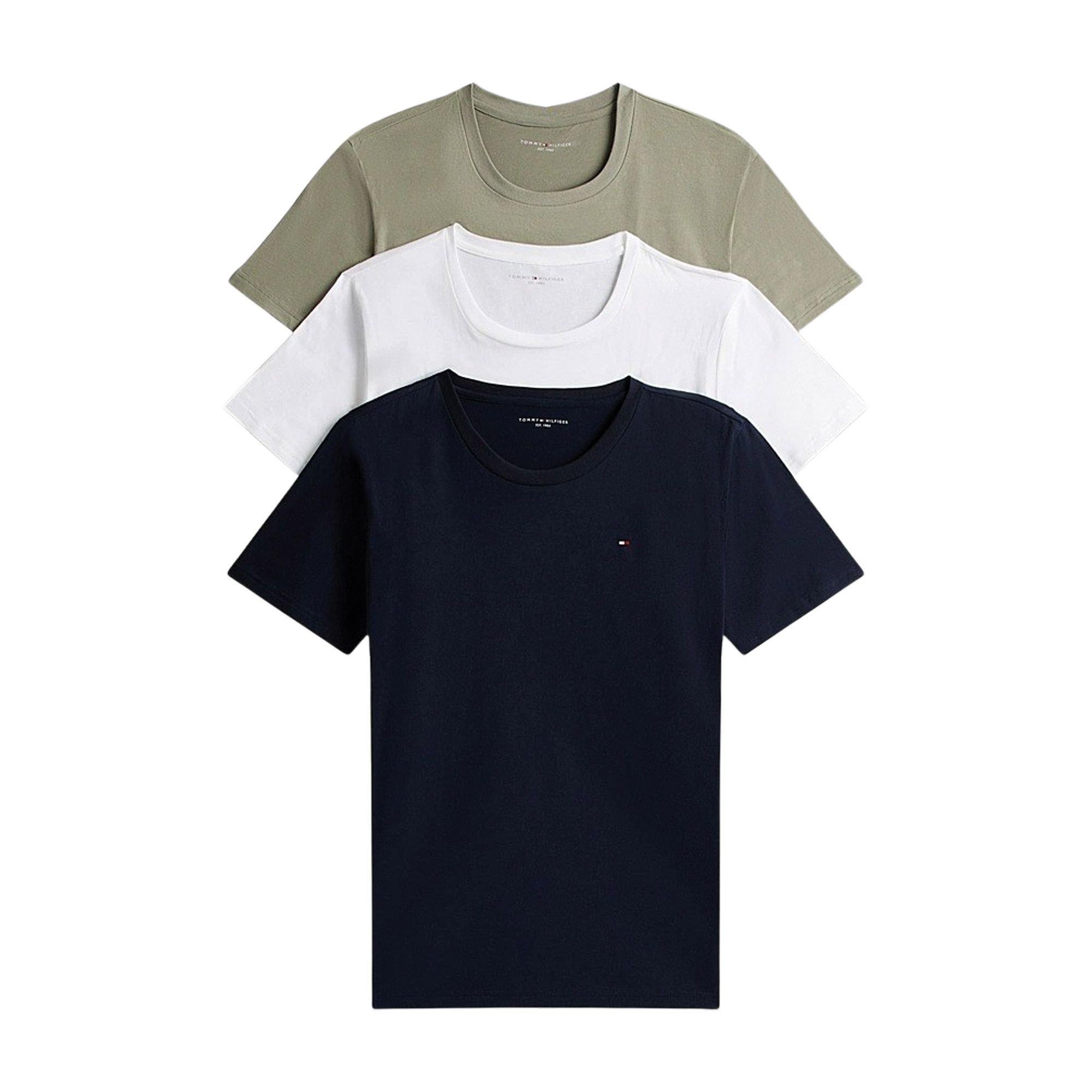 Tommy Hilfiger Signature Cotton Essentials Shirts Heren (3-pack)