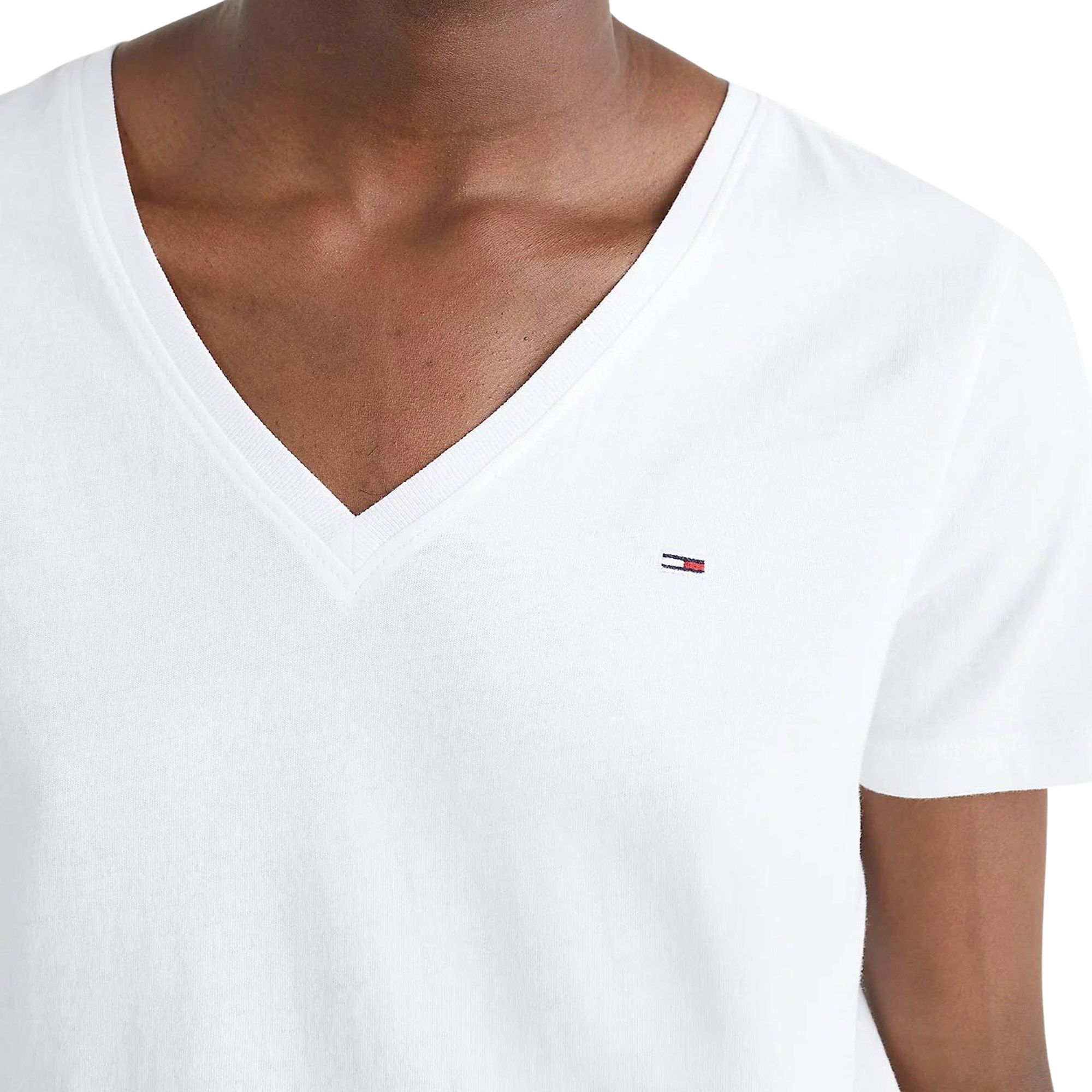 Tommy Hilfiger Slim Soft V-neck Shirts Dames (2-pack)