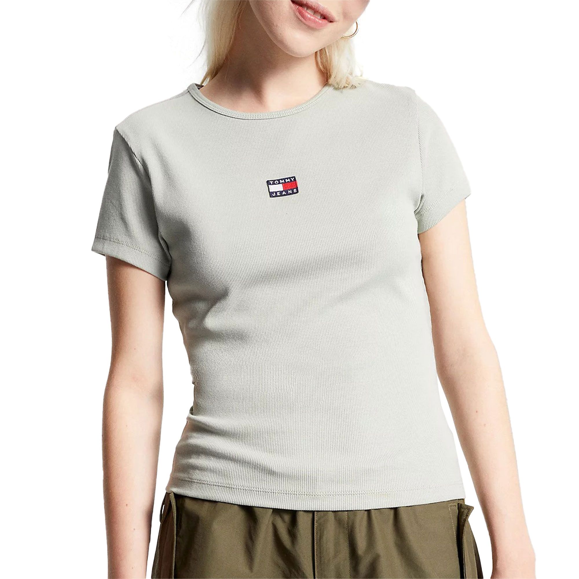 Tommy Hilfiger BBY Small Badge Rib Shirt Dames
