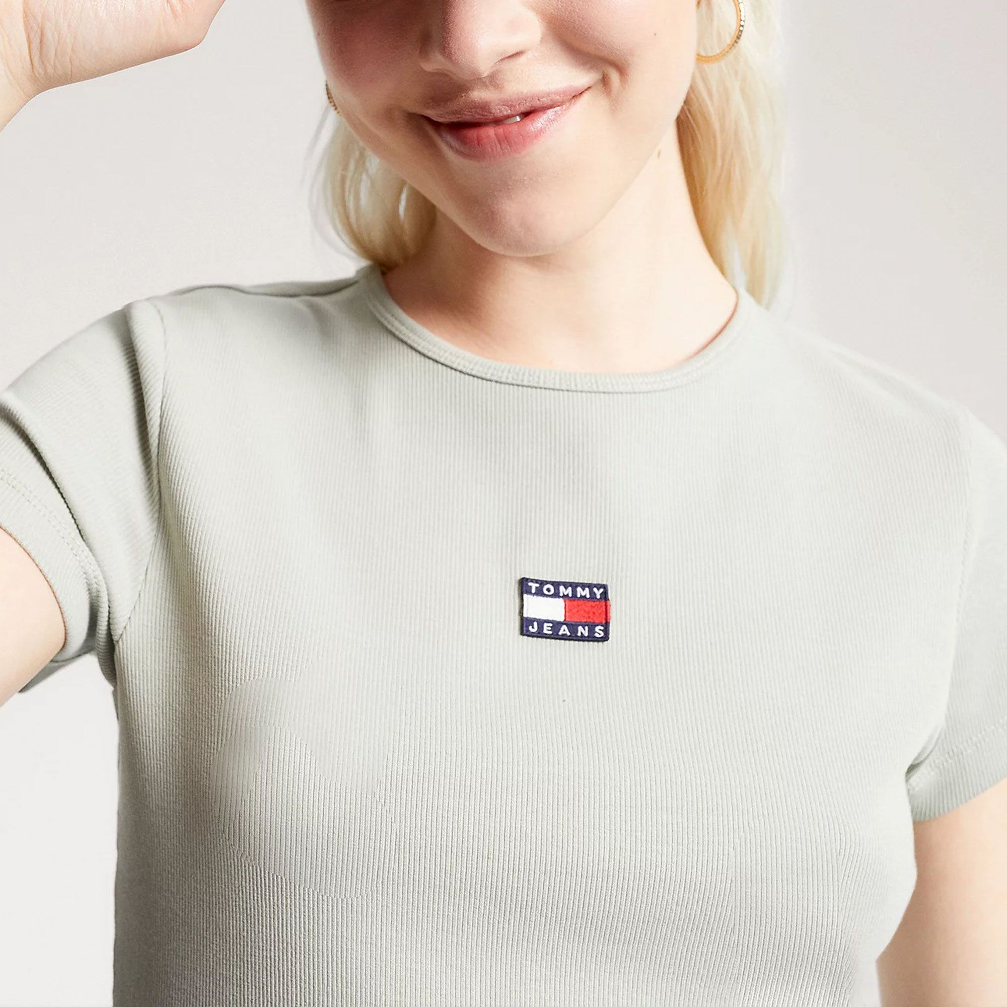 Tommy Hilfiger BBY Small Badge Rib Shirt Dames