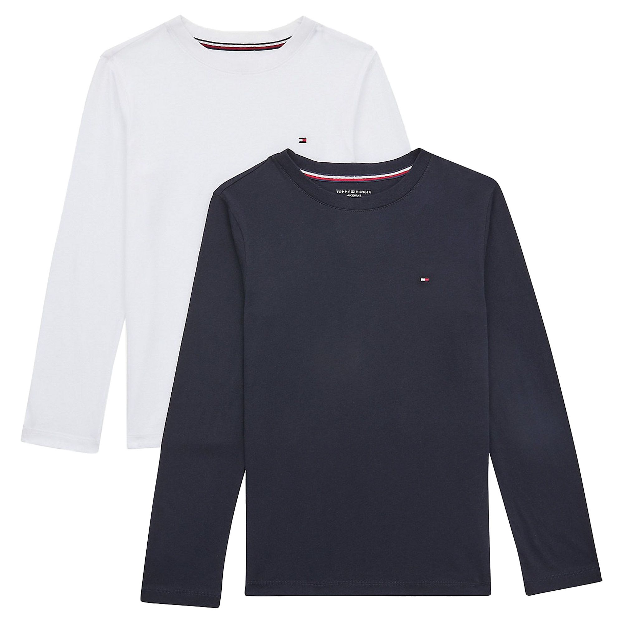 Tommy Hilfiger Crew Neck Longsleeve Shirt Junior (2-pack)