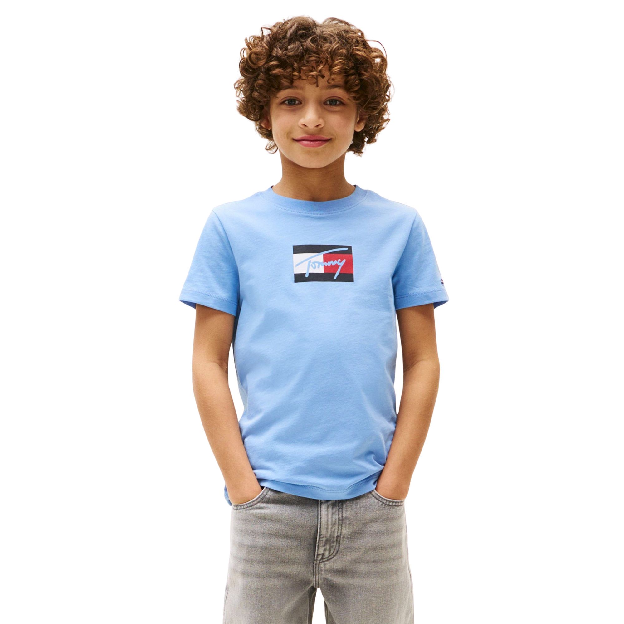 Tommy Hilfiger Script Flag Shirt Junior