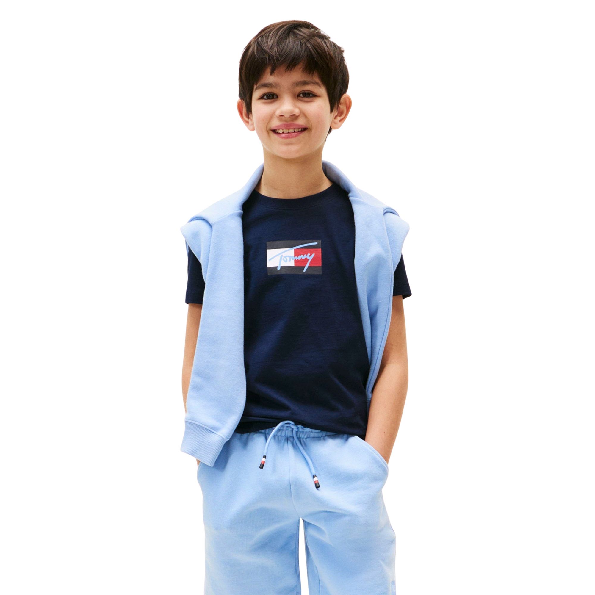 Tommy Hilfiger Script Flag Shirt Junior