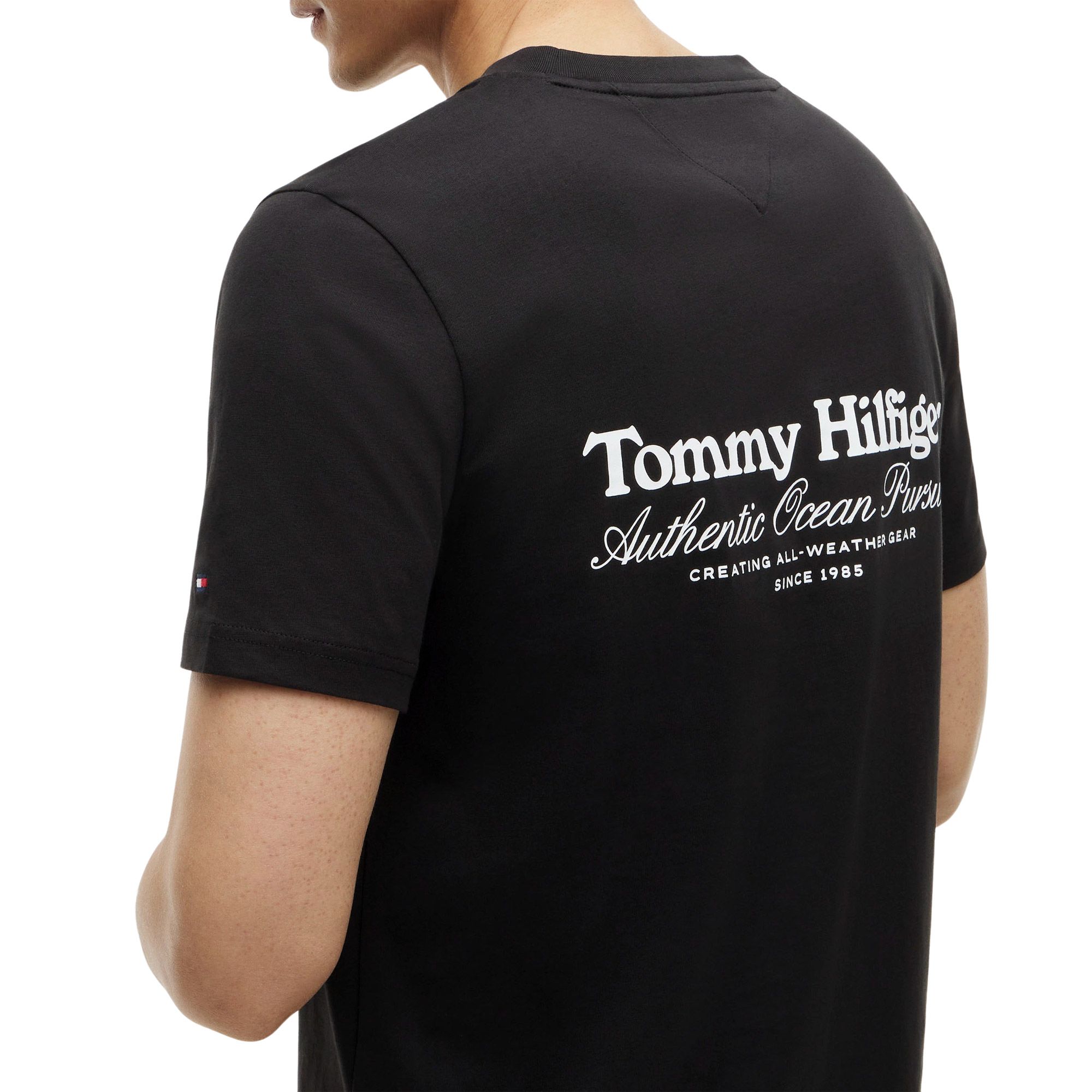 Tommy Hilifger Nautical Back Graphic Shirt Heren
