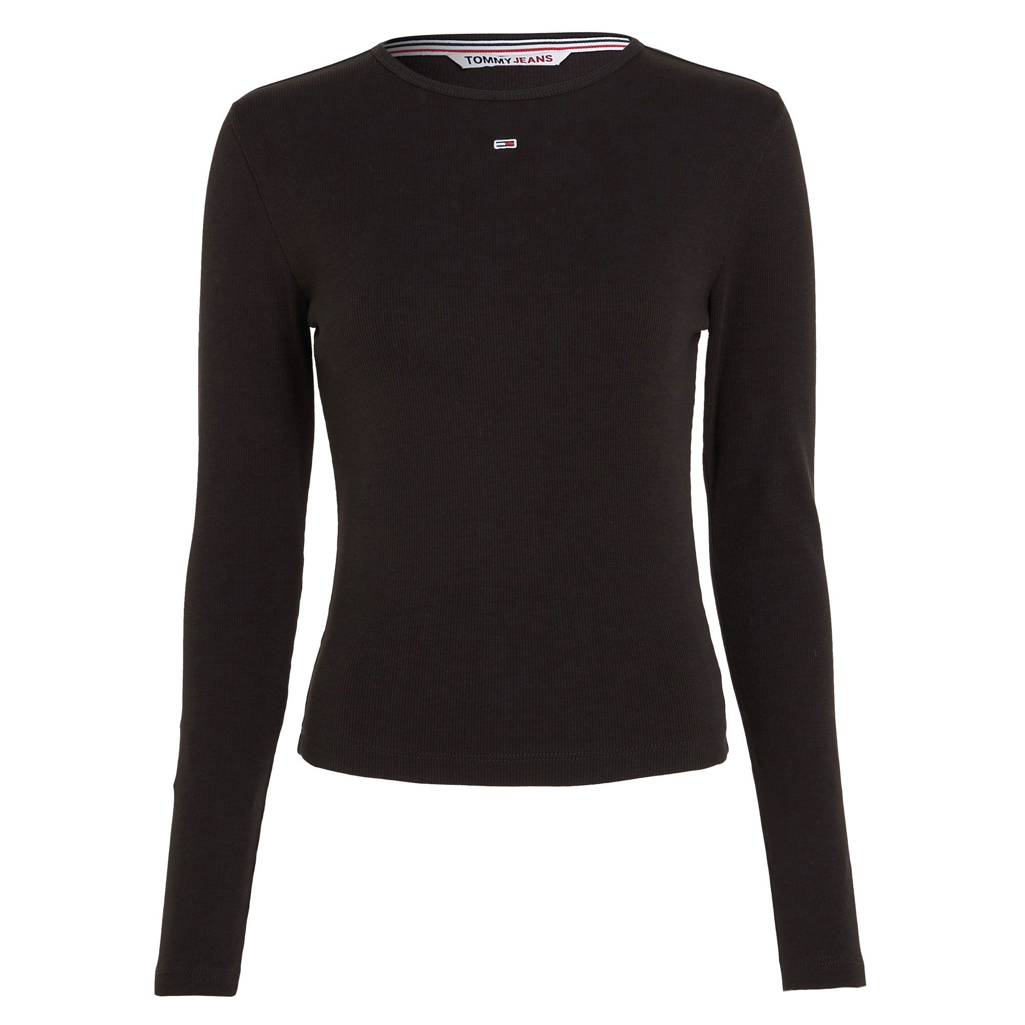 Tommy Hilfiger Essential Slim Rib LS Shirt Dames