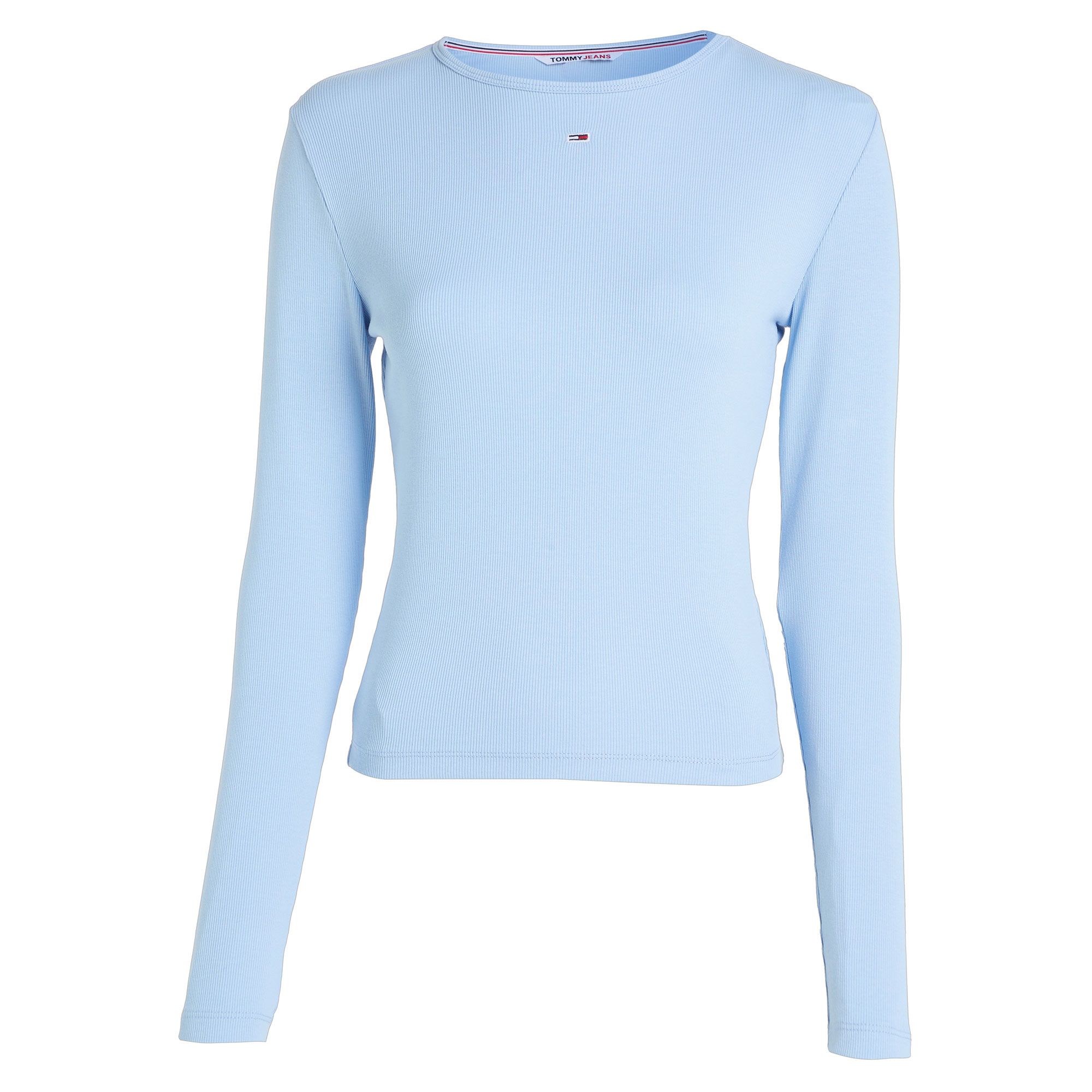 Tommy Hilfiger Essential Slim Rib LS Shirt Dames