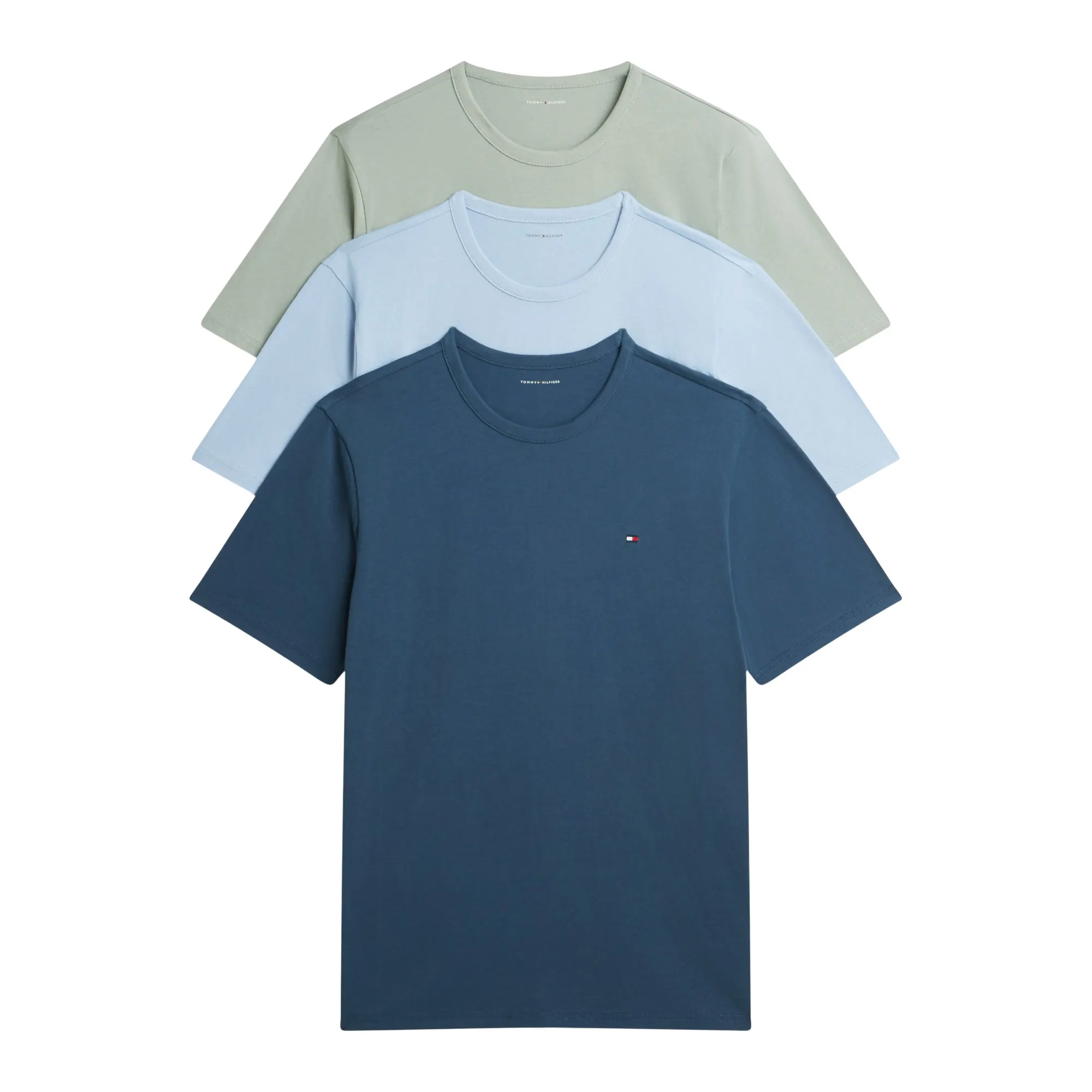 Tommy Hilfiger SS Shirt Heren (3-pack)