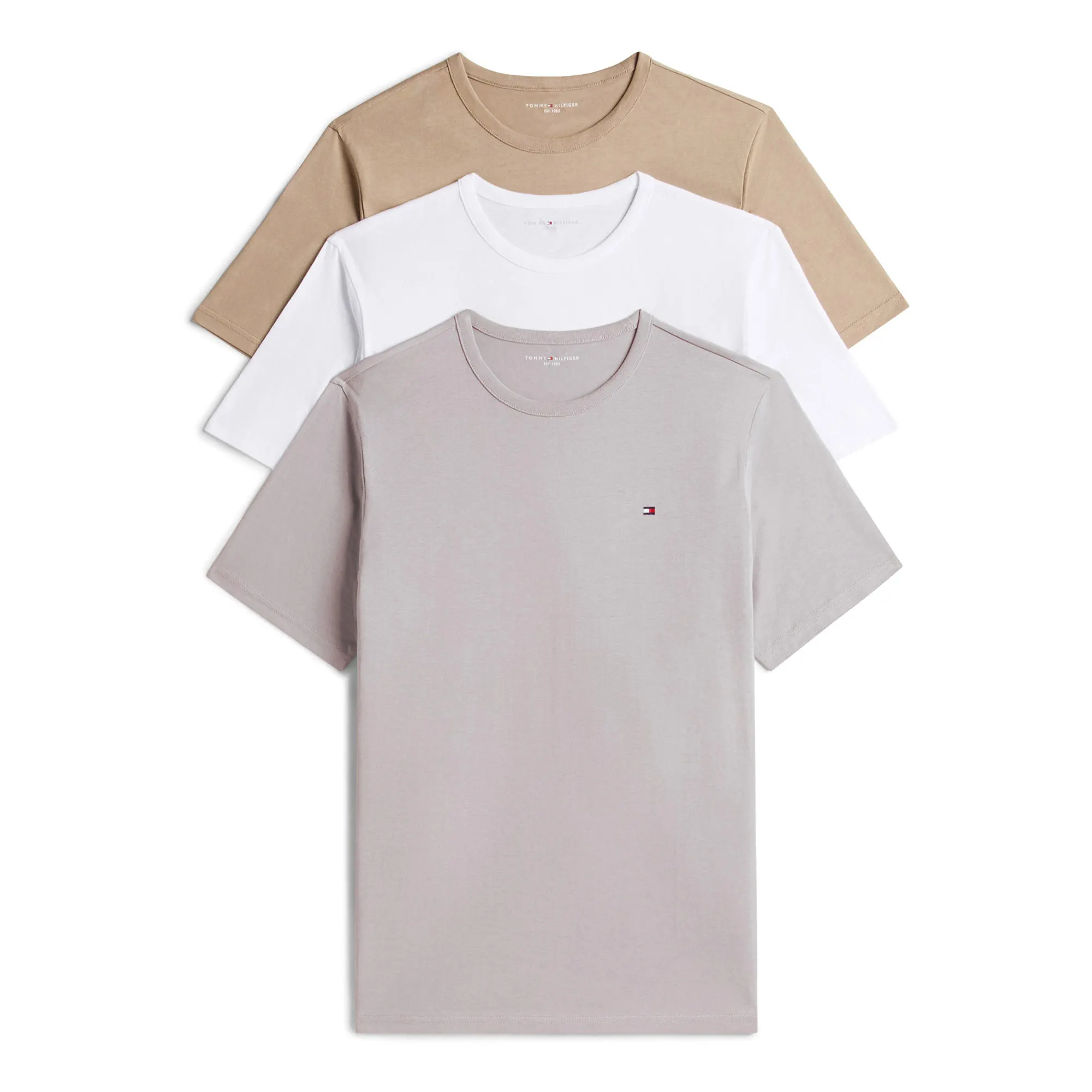 Tommy Hilfiger SS Shirt Heren (3-pack)
