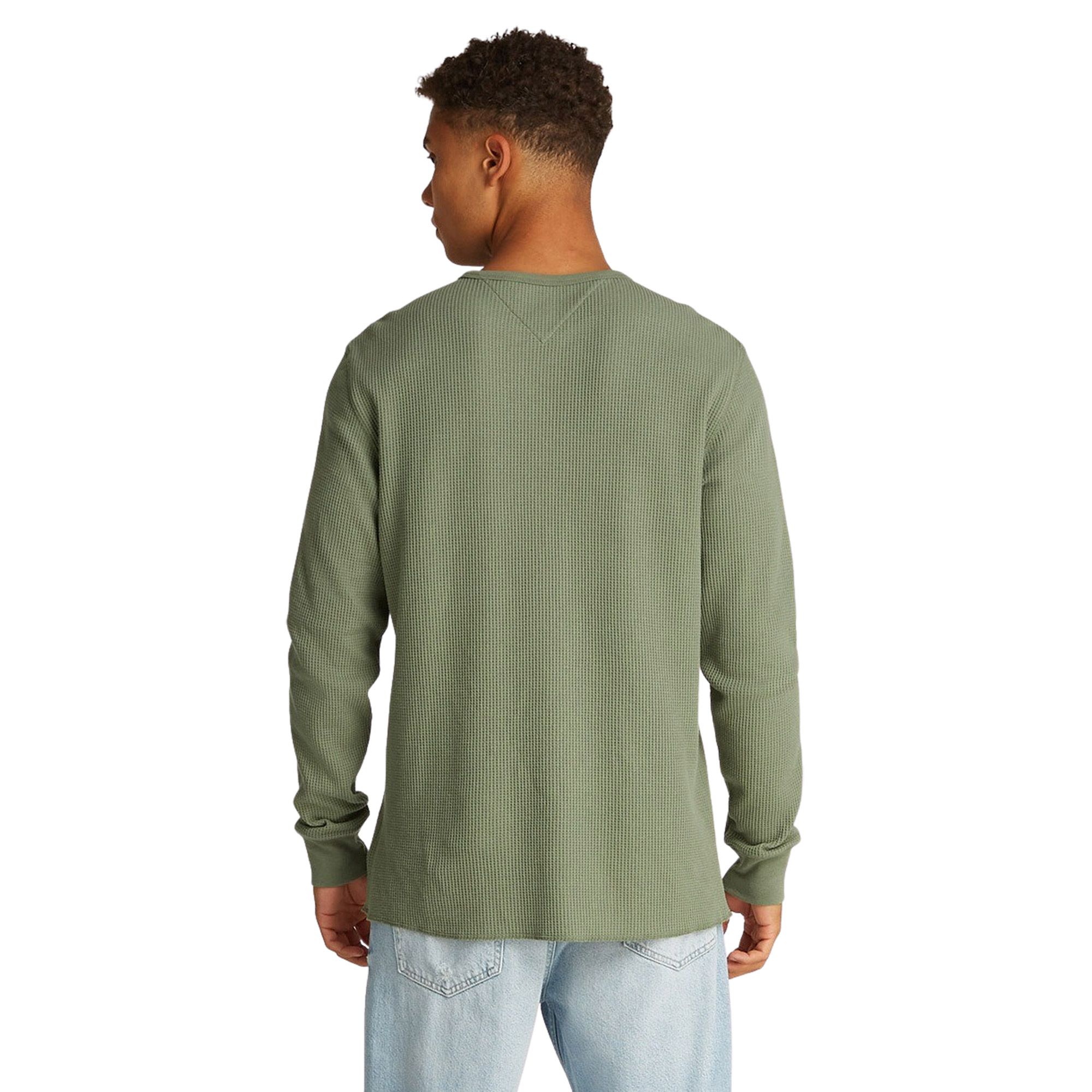 Shirt Tommy Hilfiger Slim Waffle Longsleeve Hommes