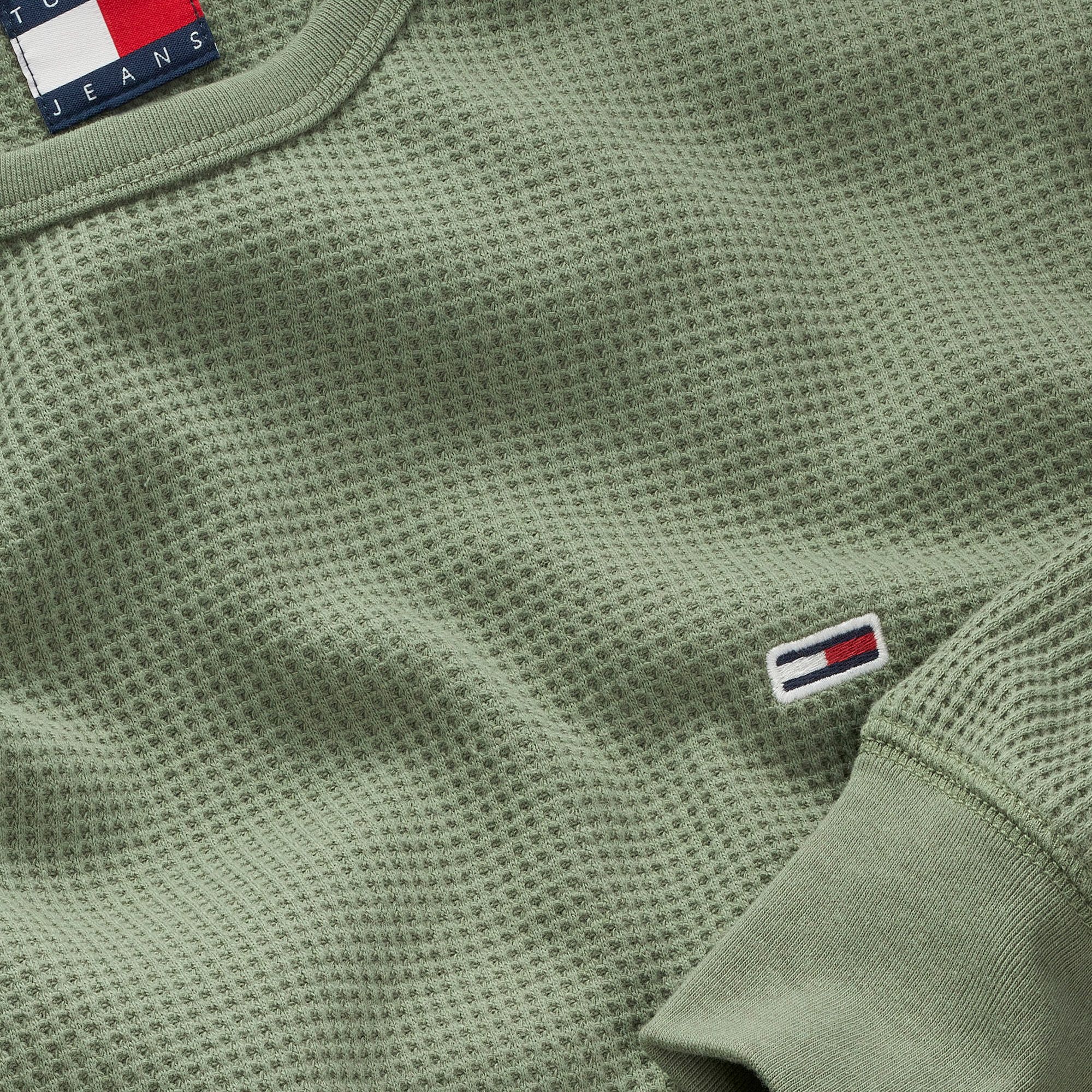 Shirt Tommy Hilfiger Slim Waffle Longsleeve Hommes