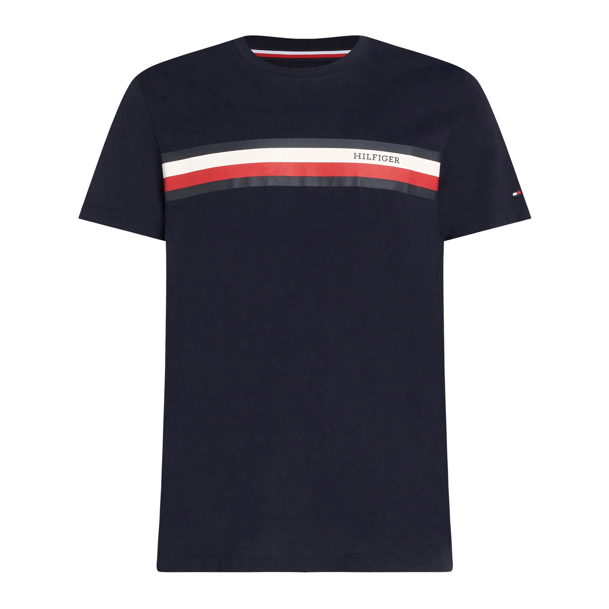 Tommy Hilfiger RWB Monologo Chest Stripe Shirt Heren
