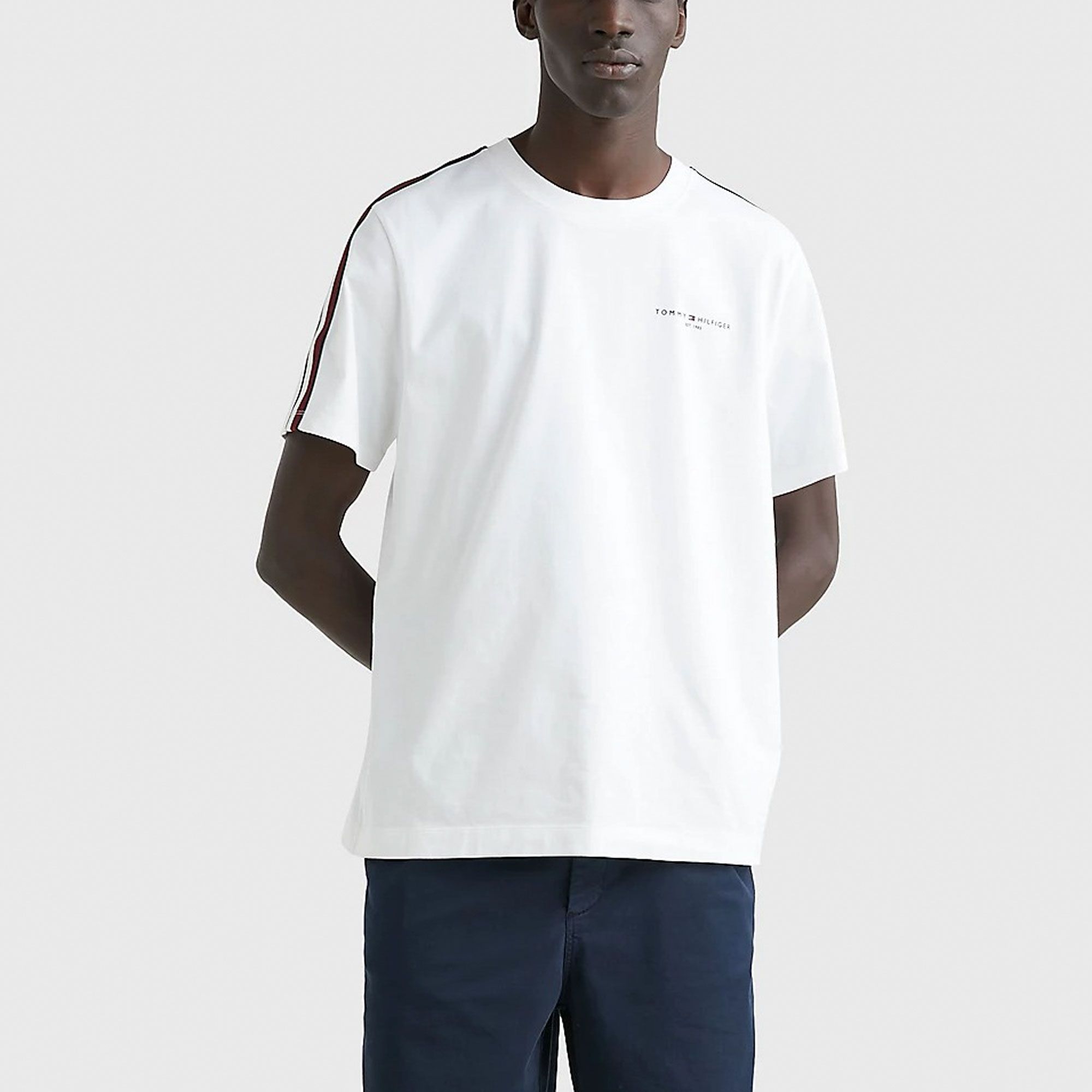 Tommy Hilfiger Global Stripe Shirt Herren | Plutosport 