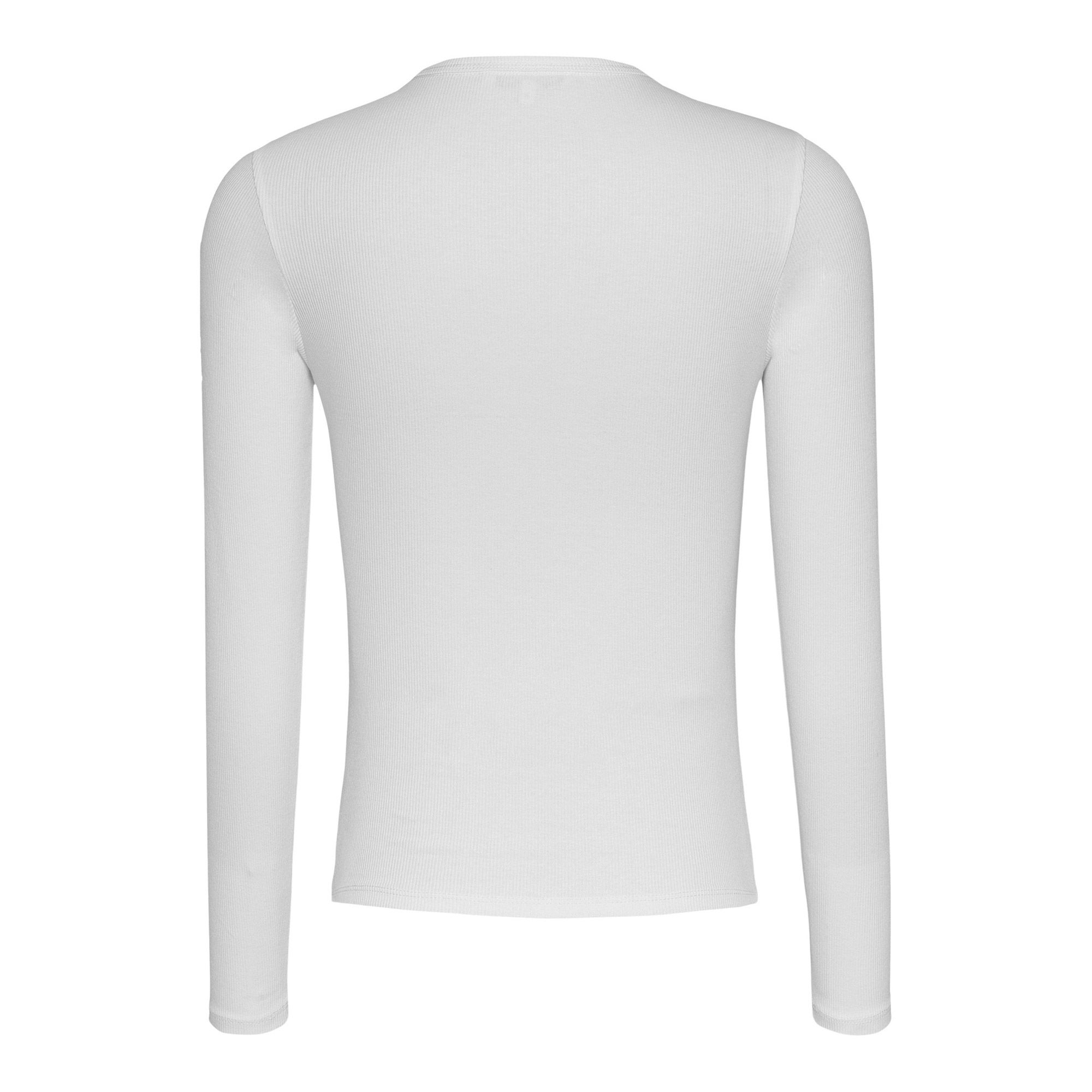 Tommy Hilfiger Slim Essential Rib Longsleeve Shirt Dames