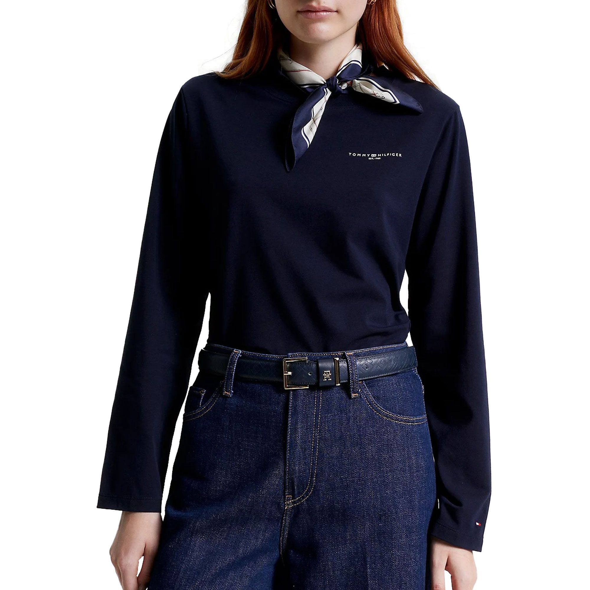 Tommy Hilfiger 1985 Regular Mini Corp Longsleeve Shirt Dames