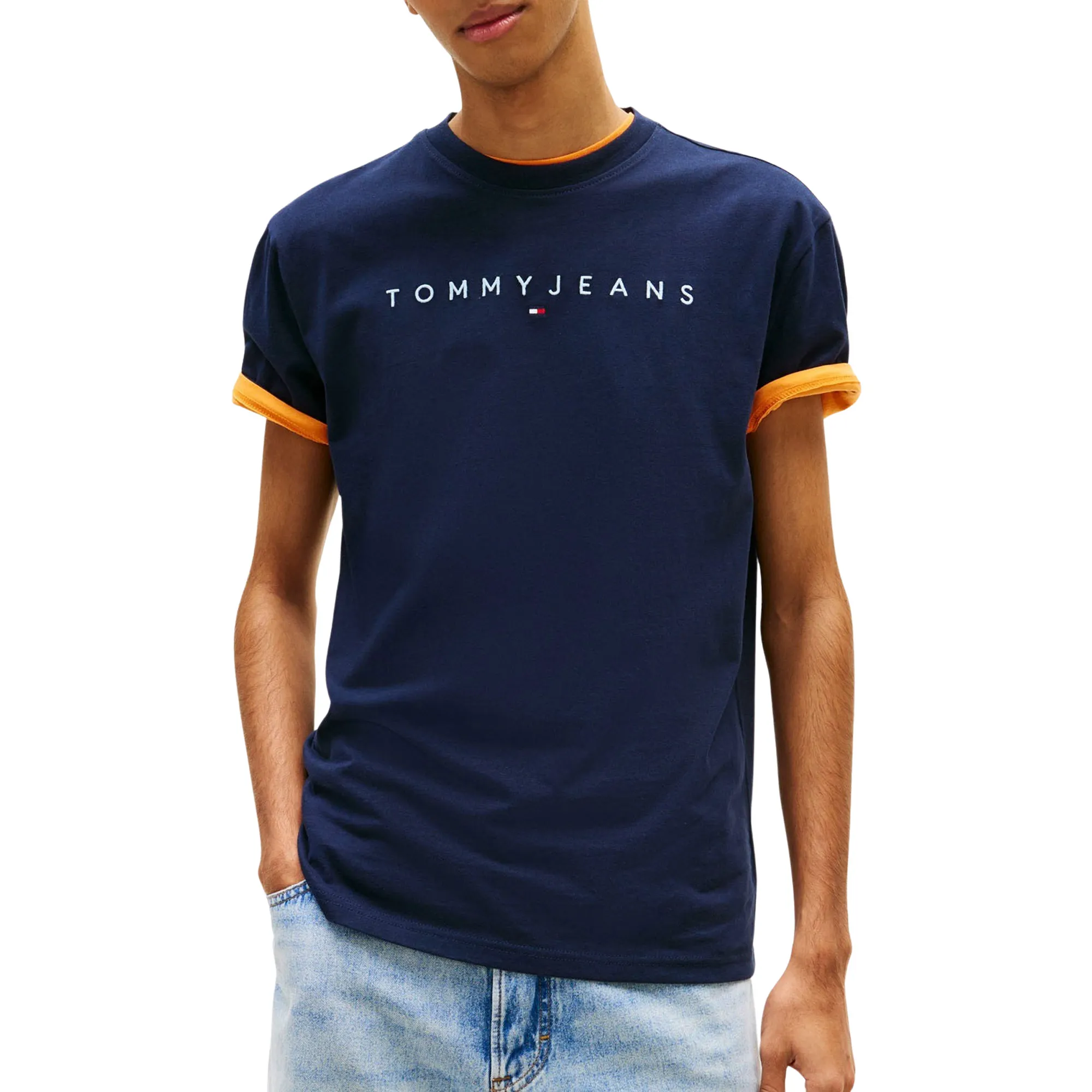 Tommy Hilfiger Regular Linear Logo Embroidery Shirt Heren