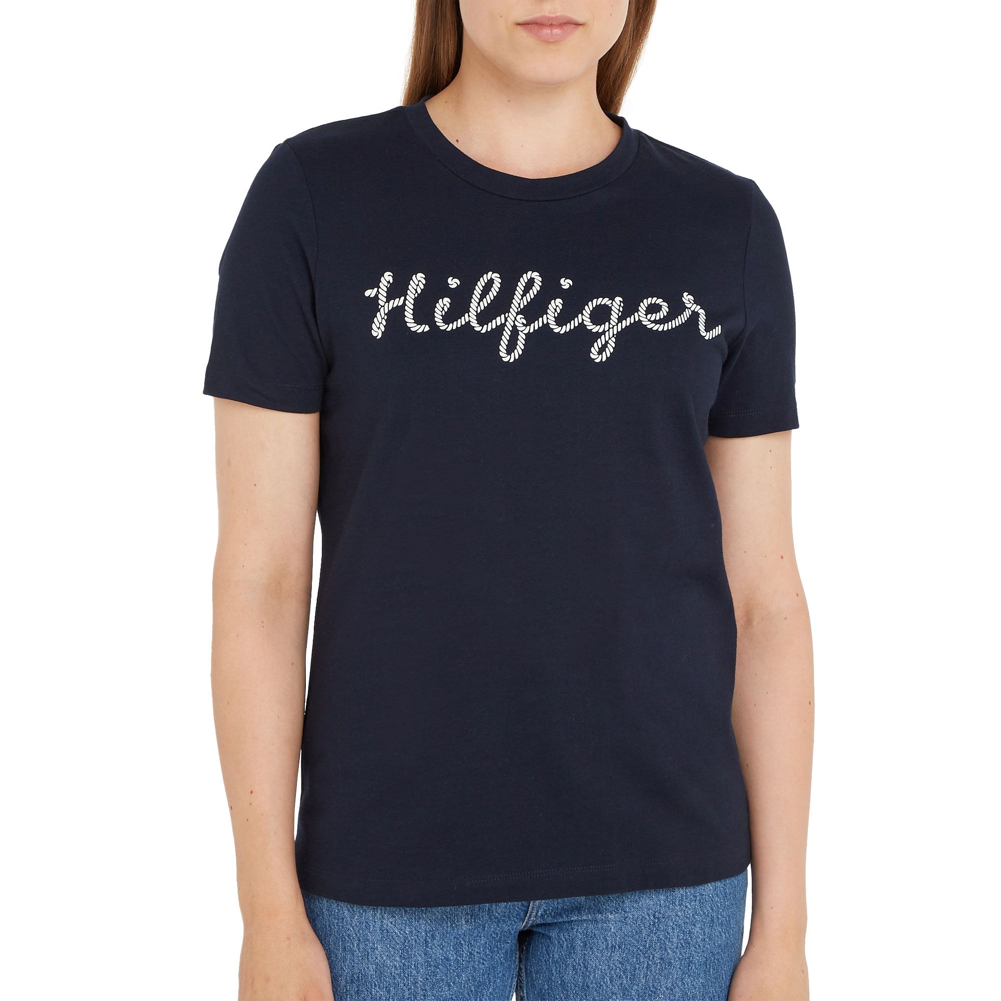 Tommy Hilfiger Regular Rope Print Shirt Dames