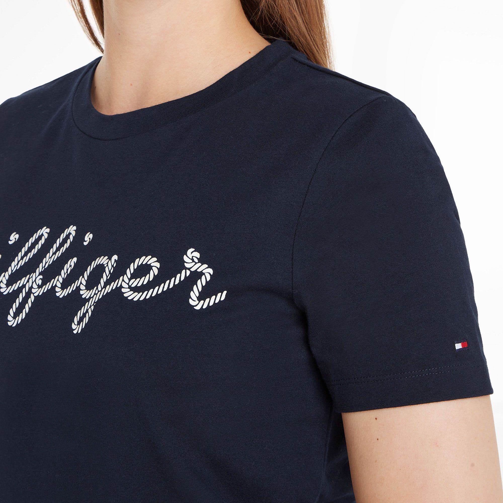 Tommy Hilfiger Regular Rope Print Shirt Dames