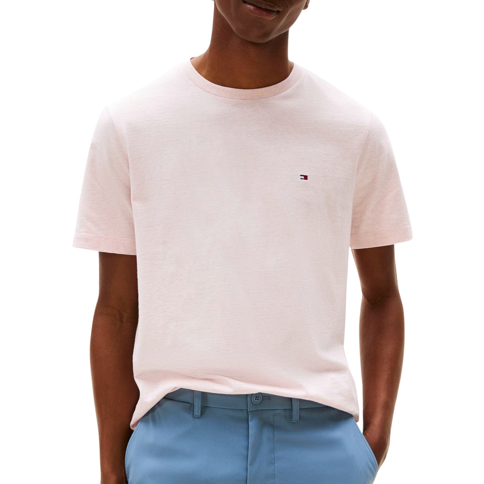 Tommy Hilfiger Essential Heathered Crew Neck Shirt Heren