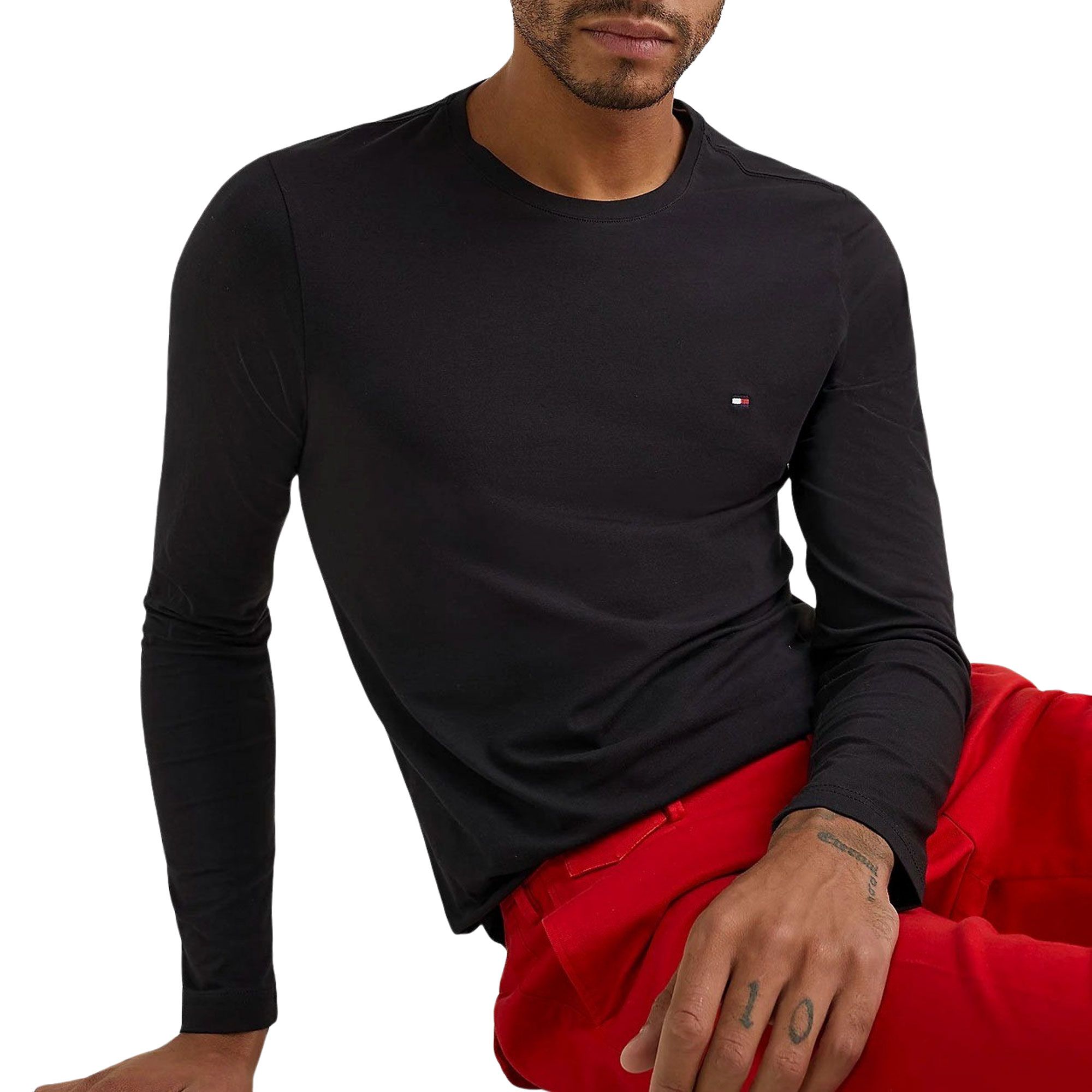 Tommy Hilfiger Stretch Slim Fit LS Shirt Heren