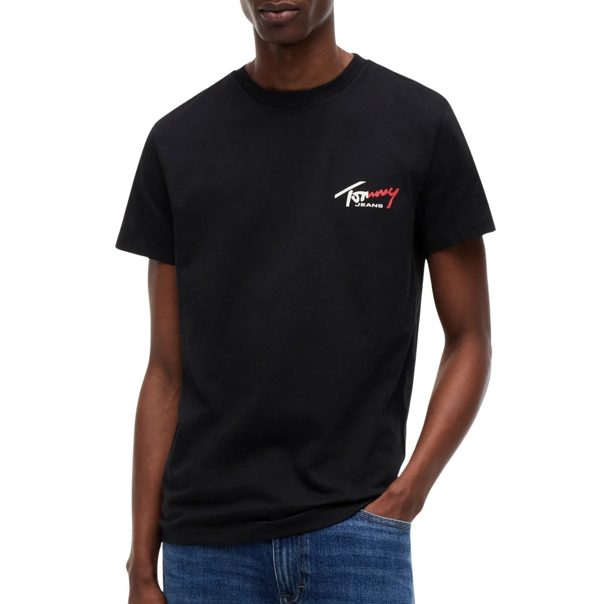 Tommy Hilfiger Slim Sign Chest Logo Shirt Heren