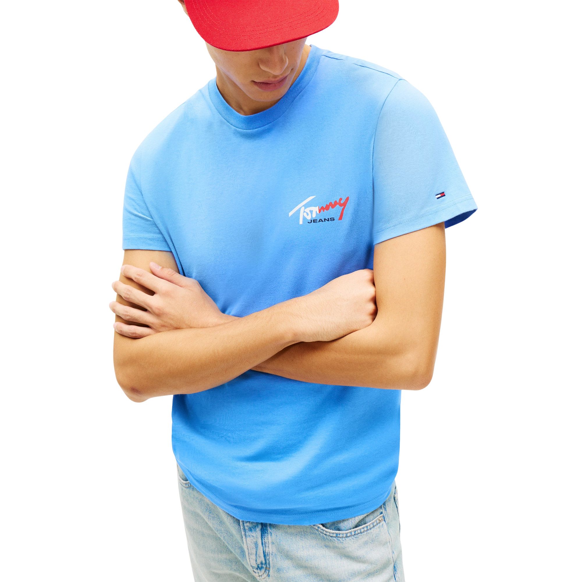 Tommy Hilfiger Slim Sign Chest Logo Shirt Heren