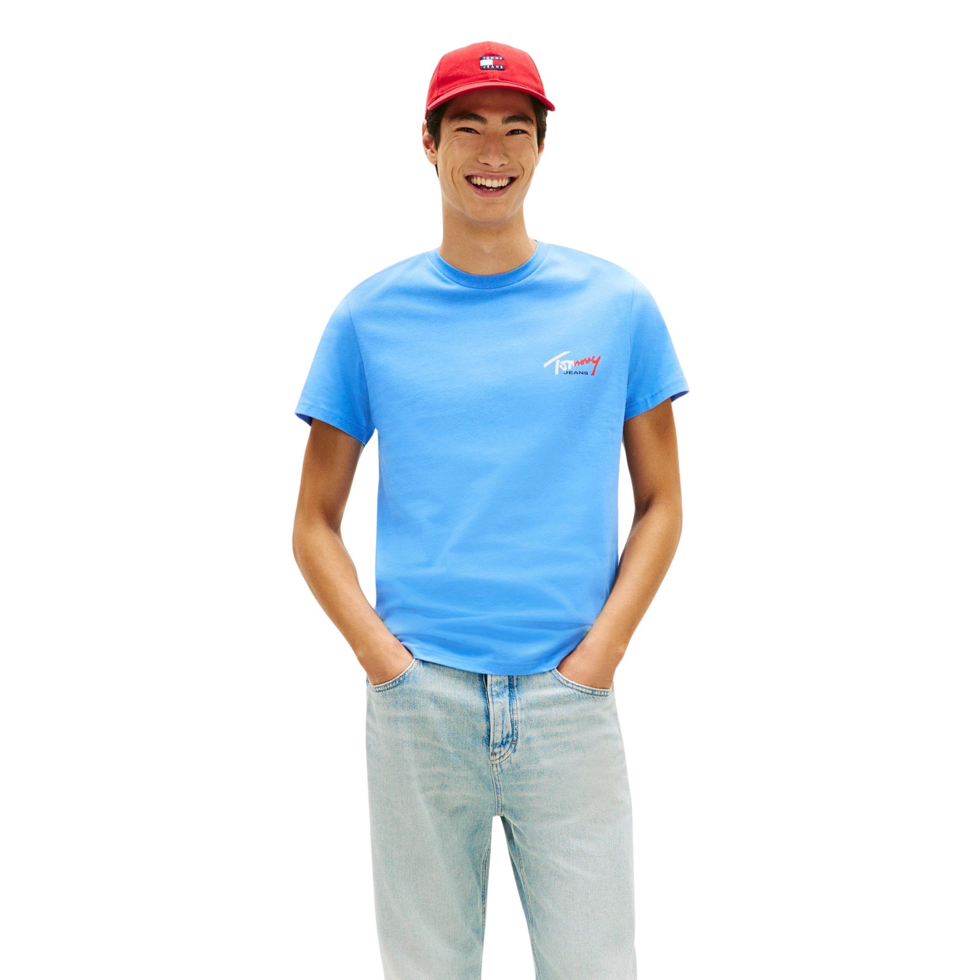 Tommy Hilfiger Slim Sign Chest Logo Shirt Heren