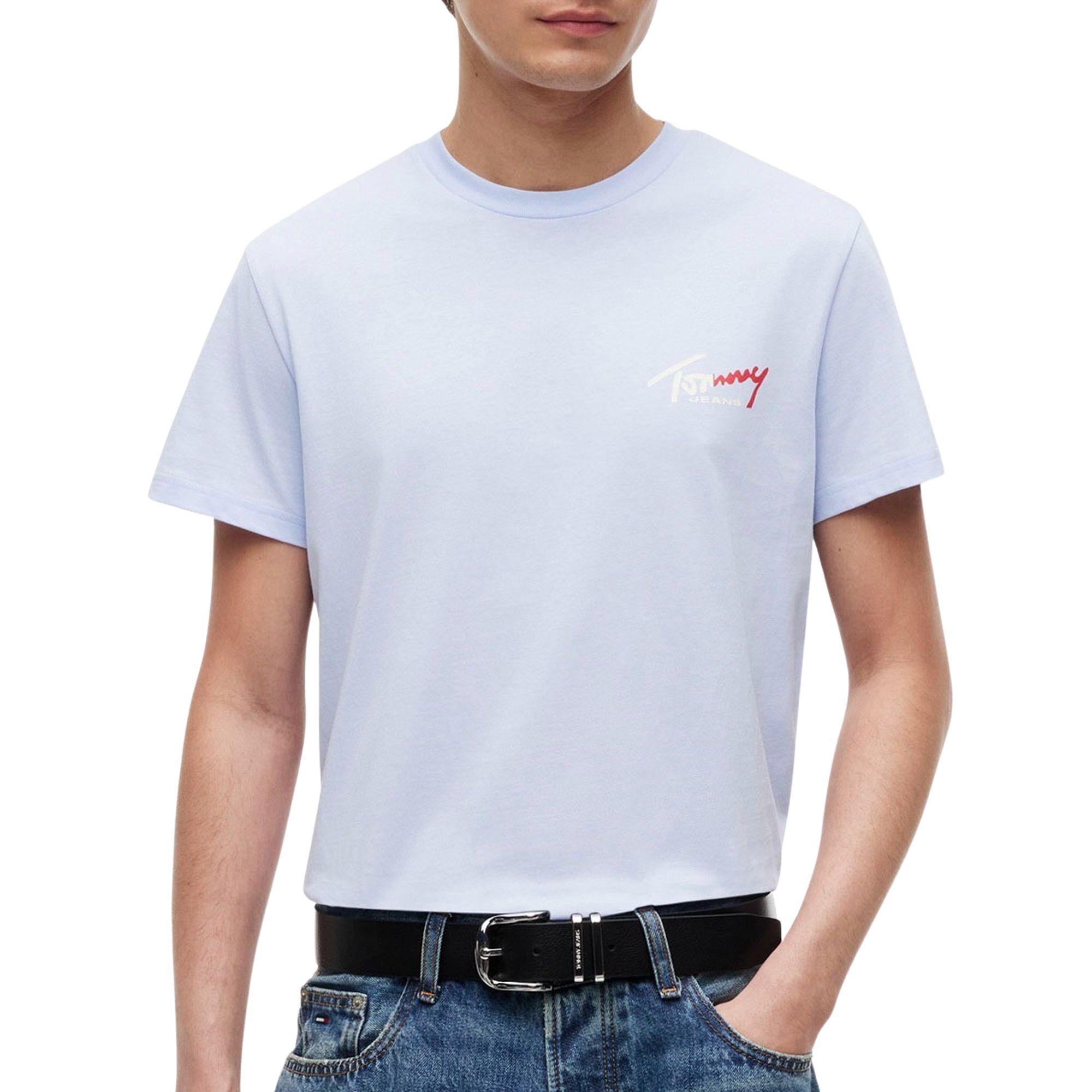 Tommy Hilfiger Slim Sign Chest Logo Shirt Heren