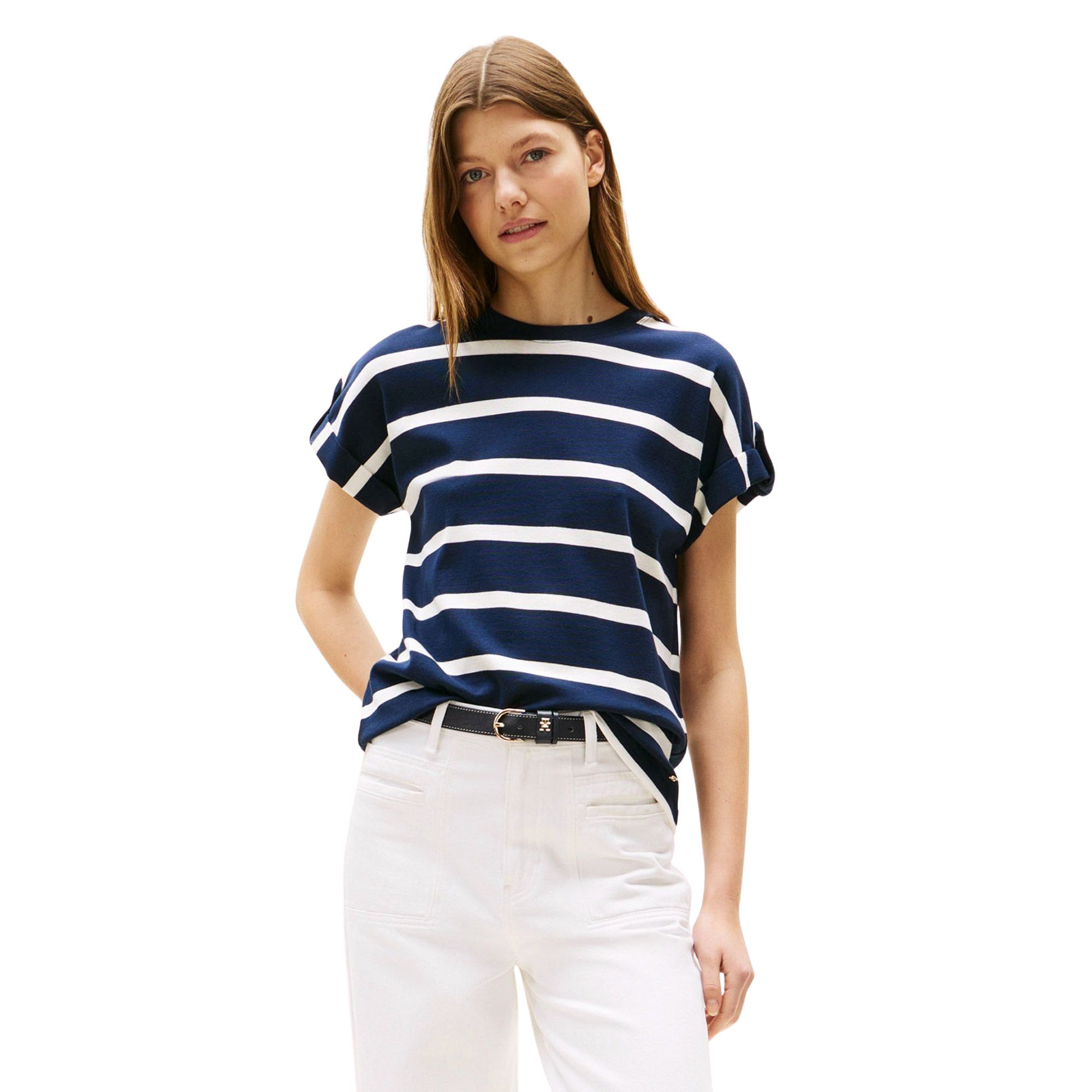 Tommy Hilfiger Gold Button Shirt Dames