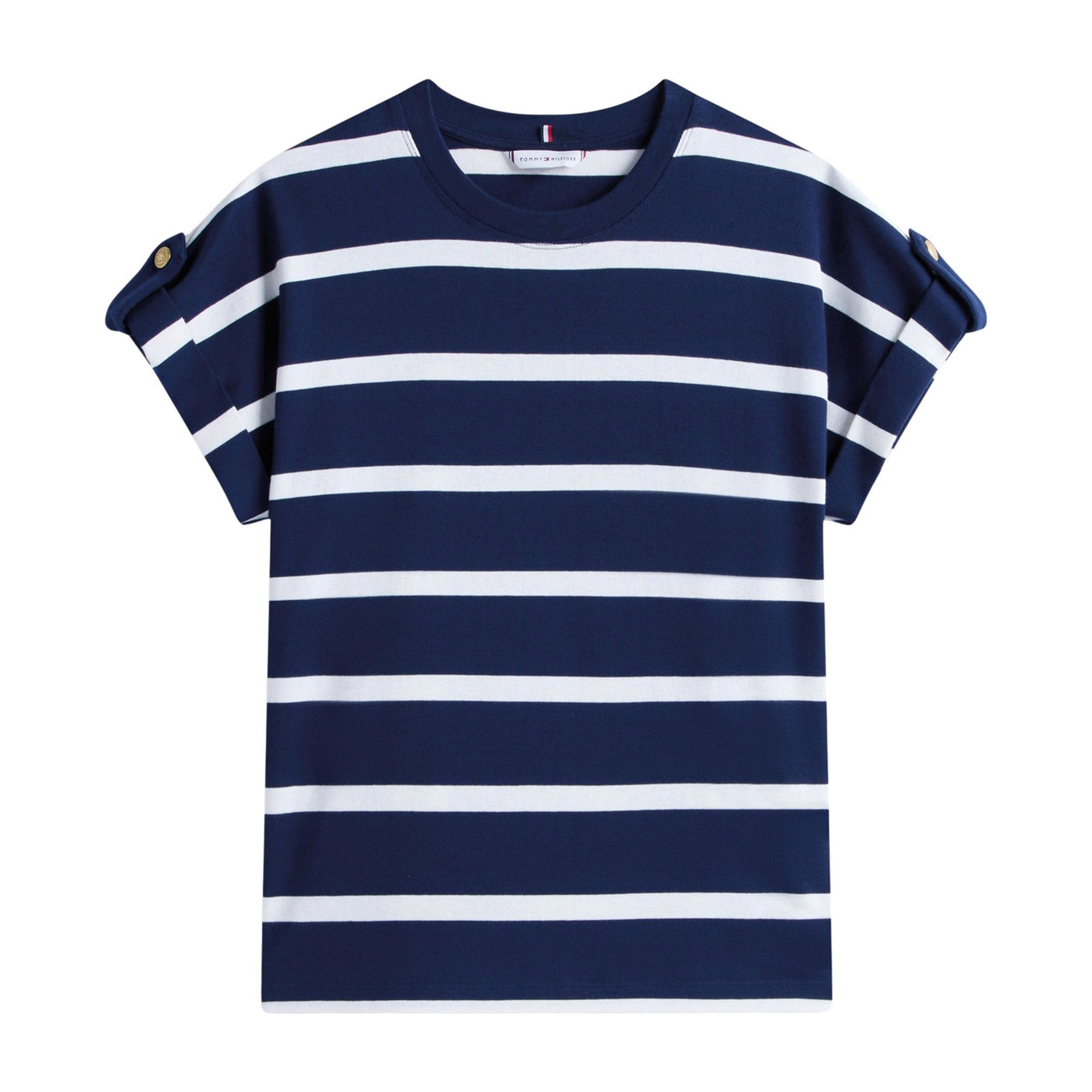 Tommy Hilfiger Gold Button Shirt Dames