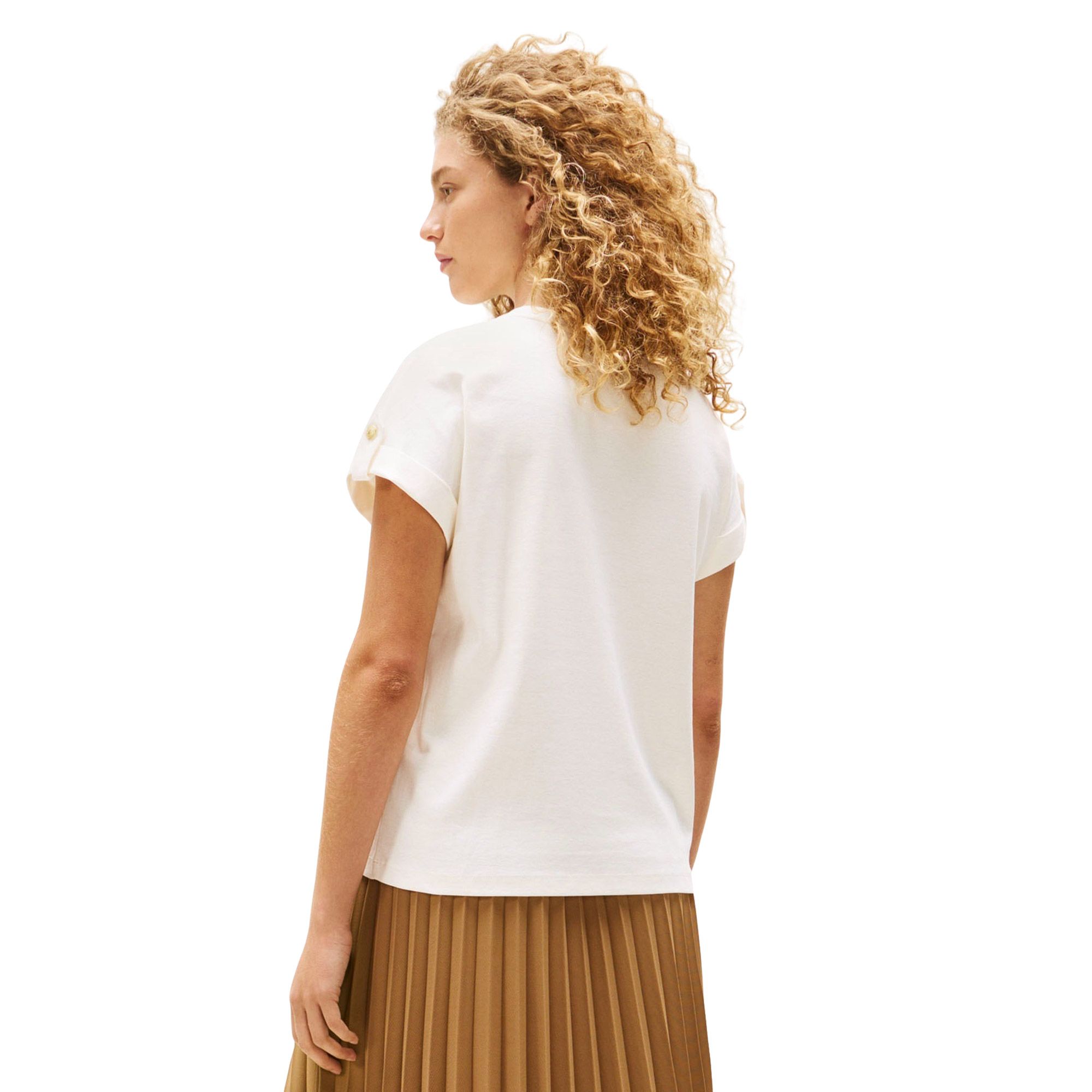 Tommy Hilfiger Gold Button Shirt Dames
