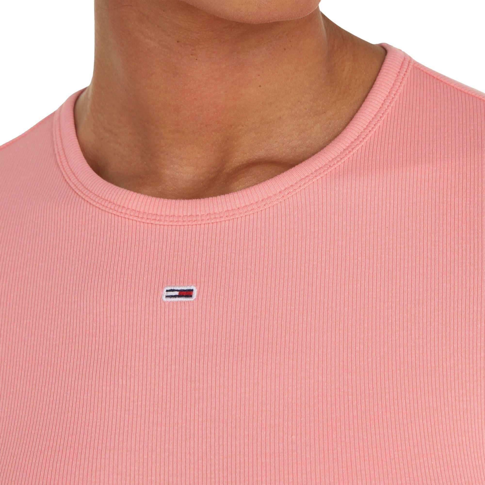 Tommy Hilfiger Essential Slim Rib-Knit Shirt Dames