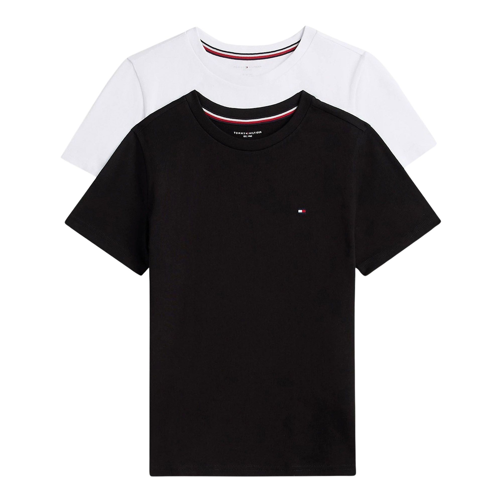 Tommy Hilfiger Cotton Crew Neck T-shirt Junior (2-pack)