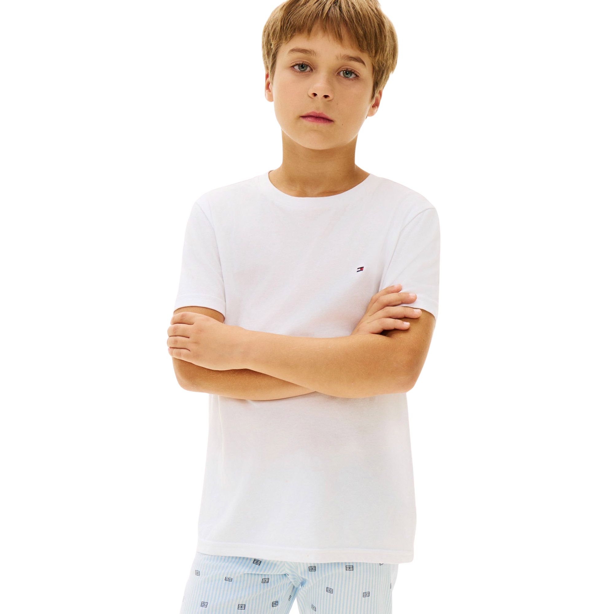 Tommy Hilfiger Cotton Crew Neck T-shirt Junior (2-pack)