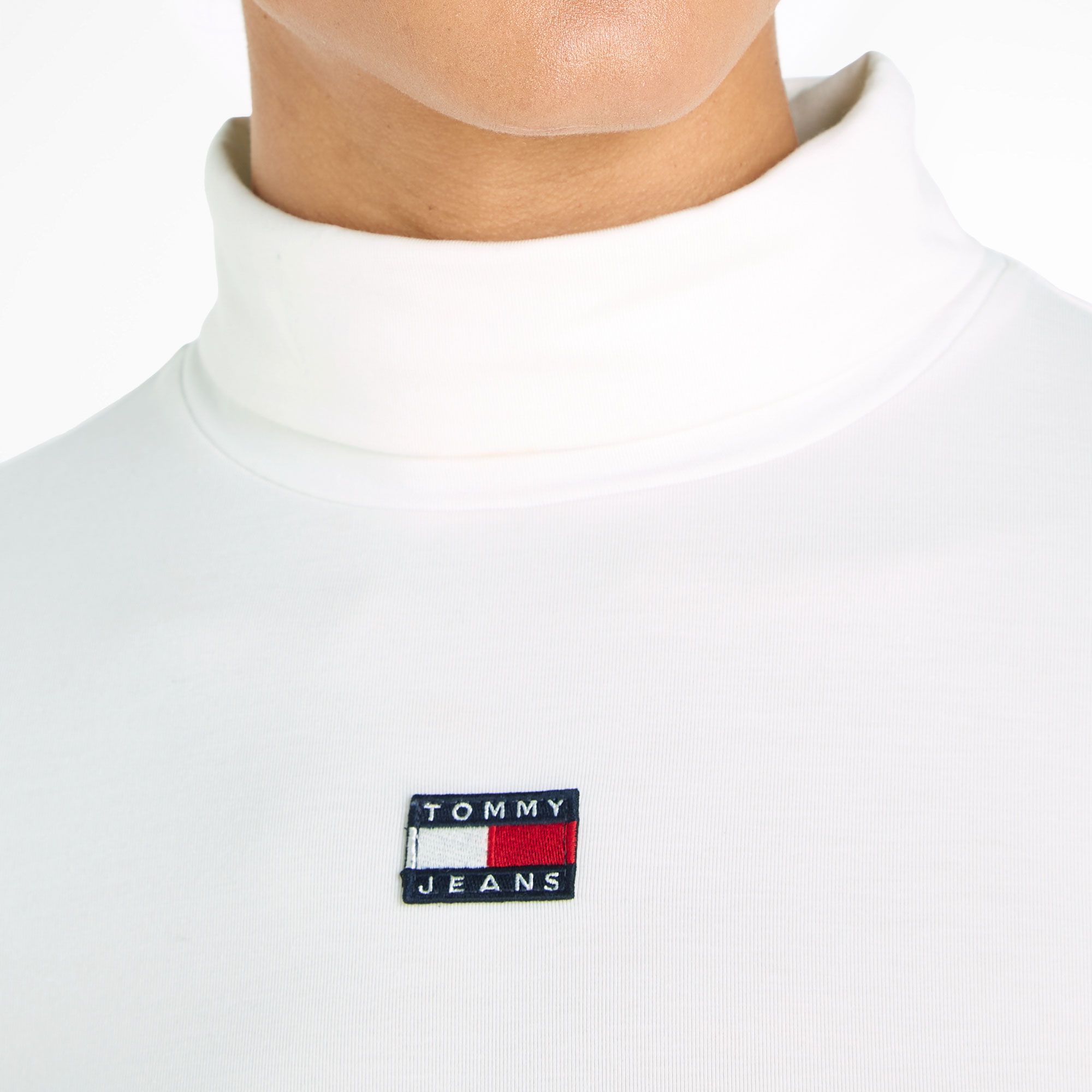 Tommy Hilfiger Slim XS Badge Turtleneck Shirt Dames