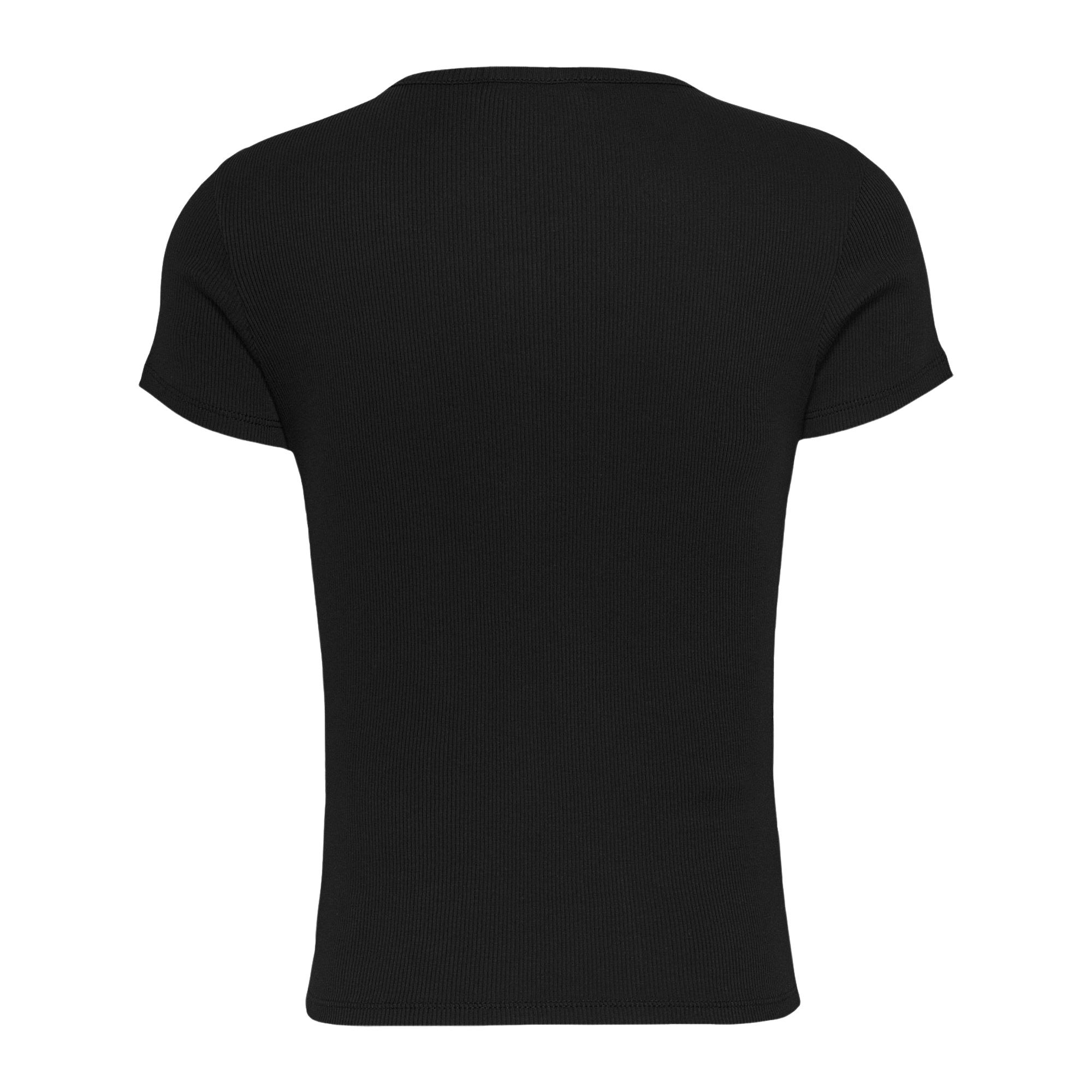 Tommy Hilfiger Slim Button Ribbed Shirt Dames