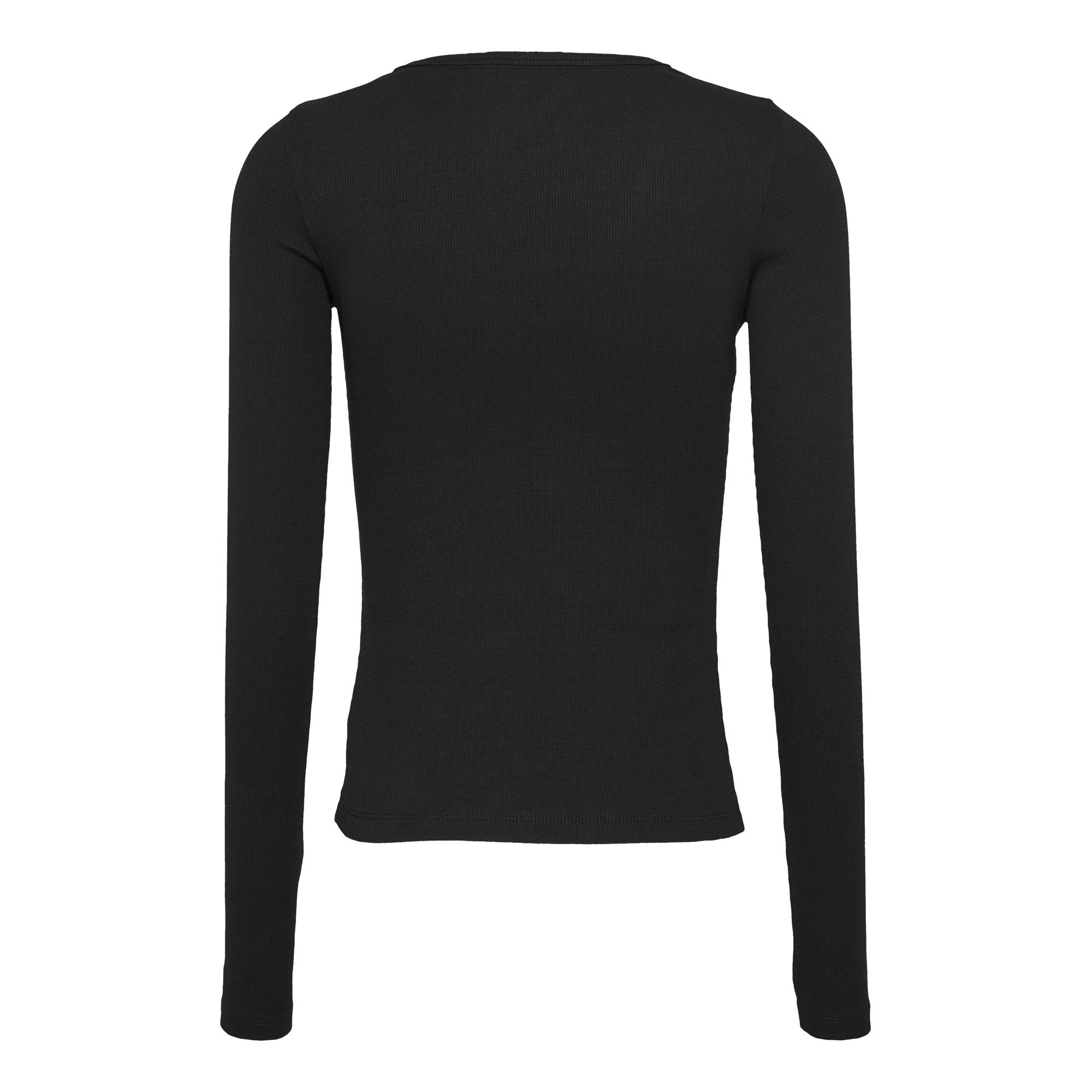 Tommy Hilfiger Slim Essential Rib V-neck Longsleeve Shirt Dames