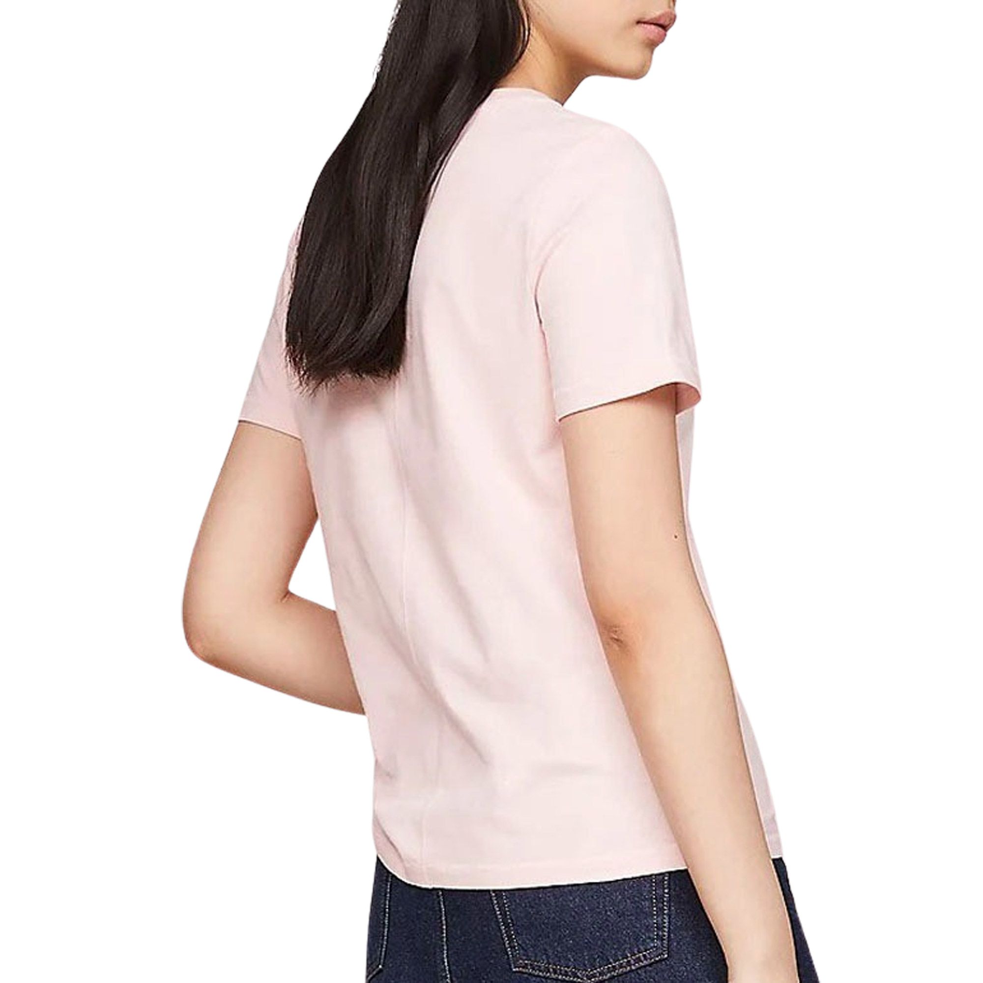 Tommy Hilfiger Regular Script Logo Crew Shirt Dames