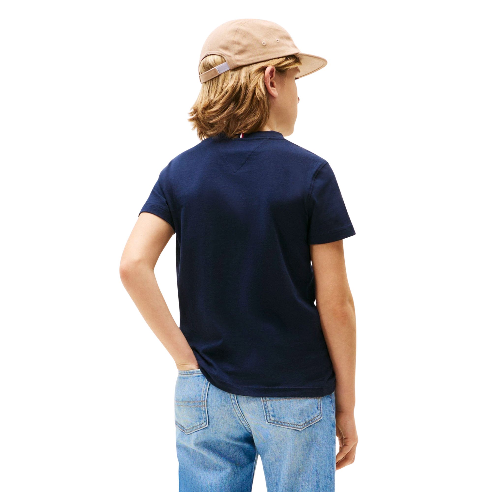 Tommy Hilfiger Essential Contrast Crew Shirt Junior