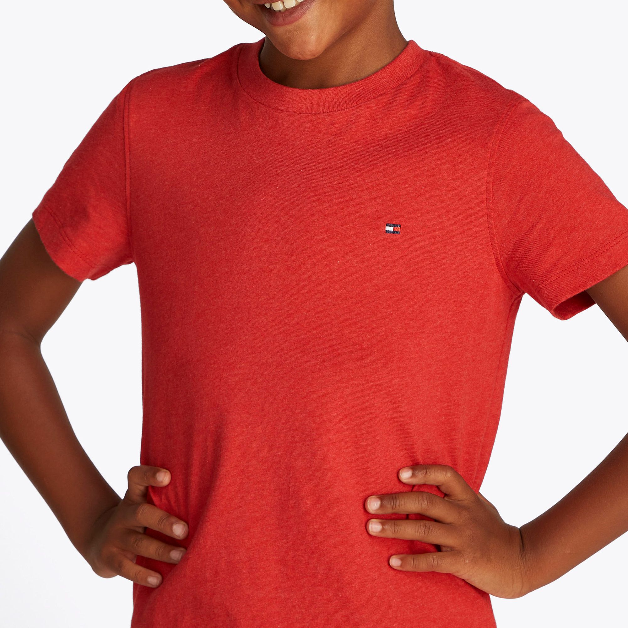 Tommy Hilfiger Essential Contrast Crew Shirt Junior