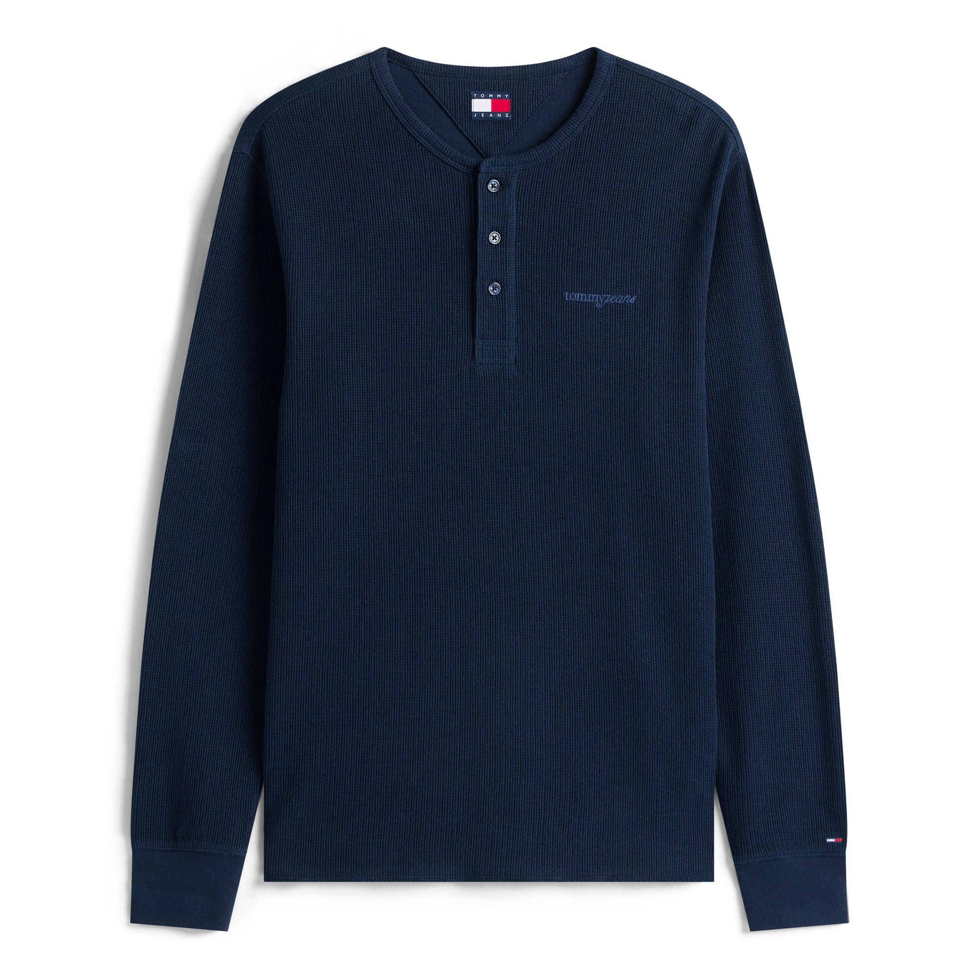 Tommy Hilfiger Slim Waffle Longsleeve Shirt Heren