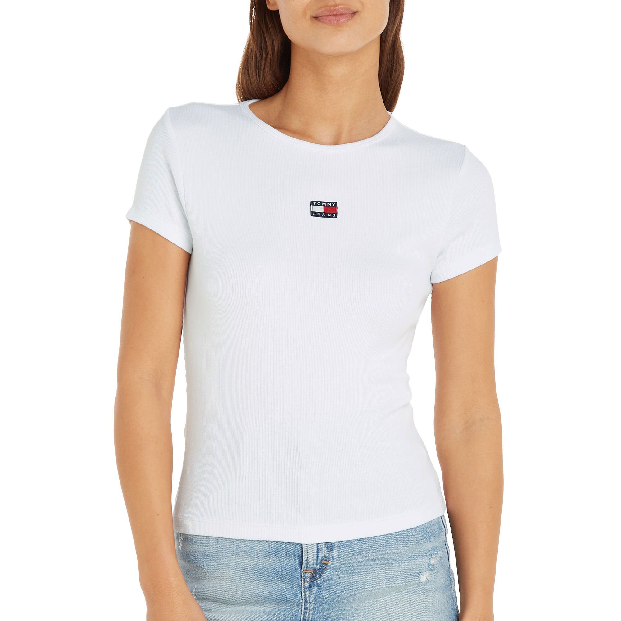Tommy Hilfiger BBY Small Badge Rib Shirt Dames